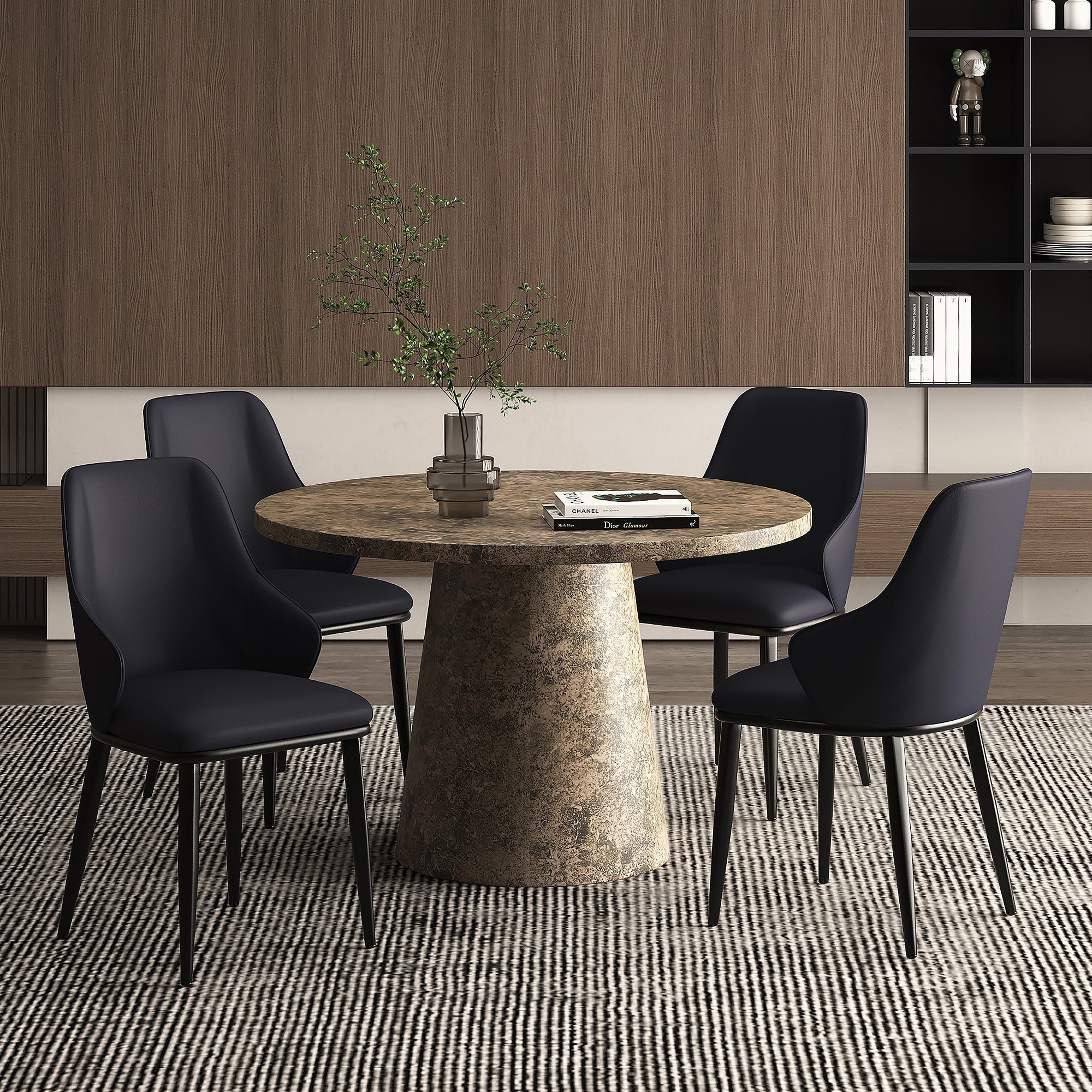 WorldwideGODIVA - DINING TABLE - GREY STONE