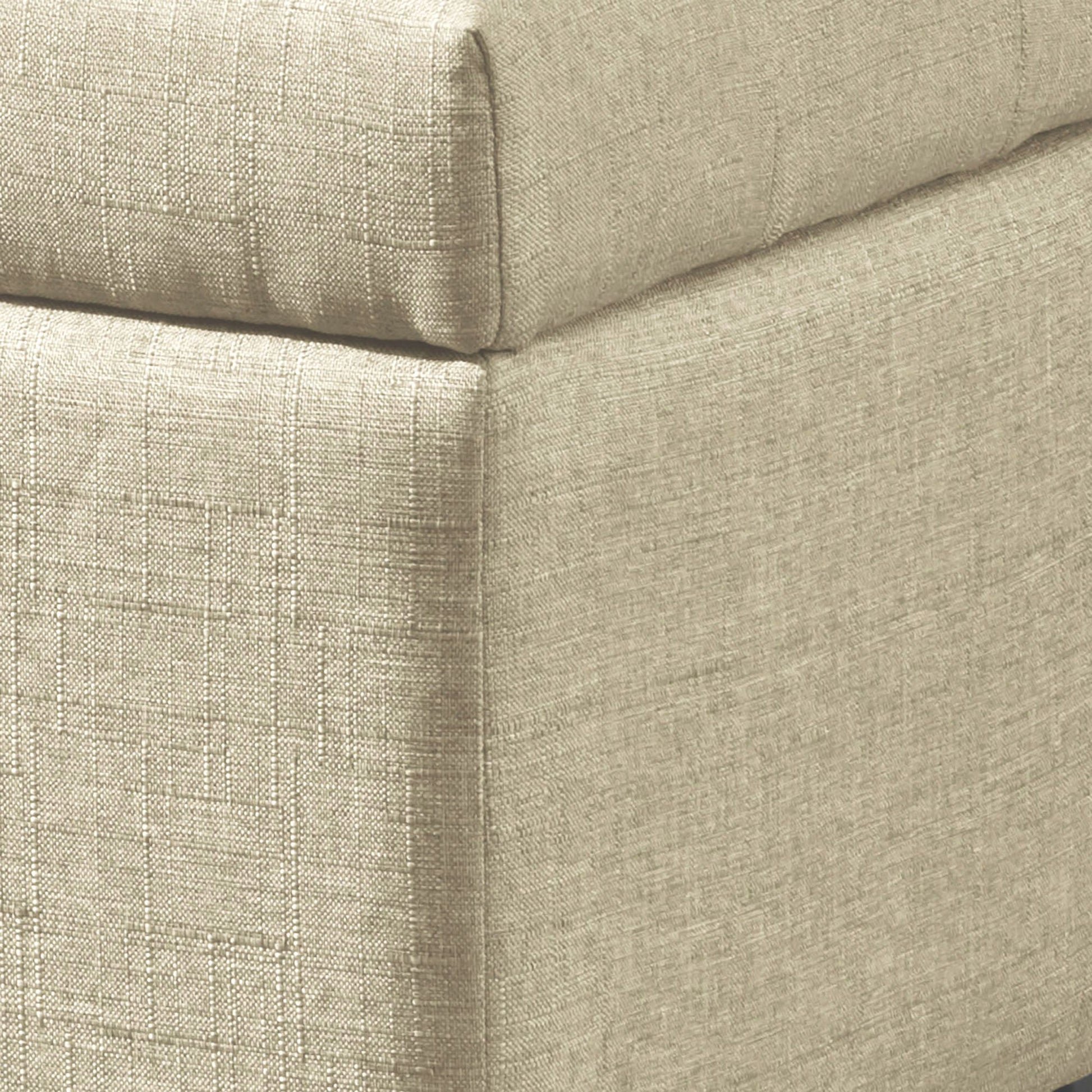 WorldwideHARPER - STORAGE OTTOMAN - BEIGE