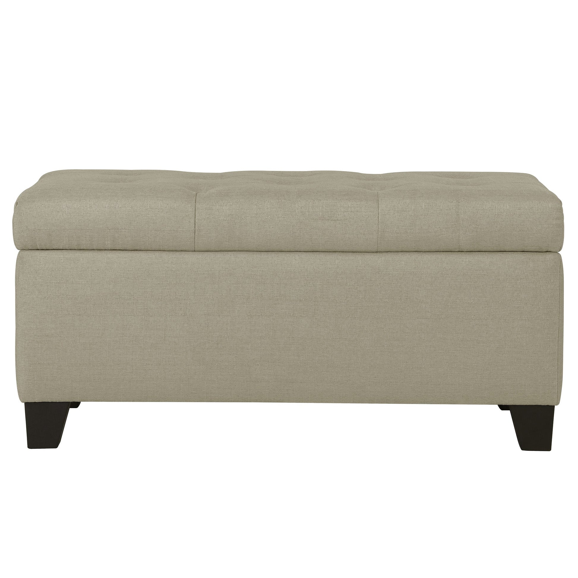 WorldwideHARPER - STORAGE OTTOMAN - BEIGE
