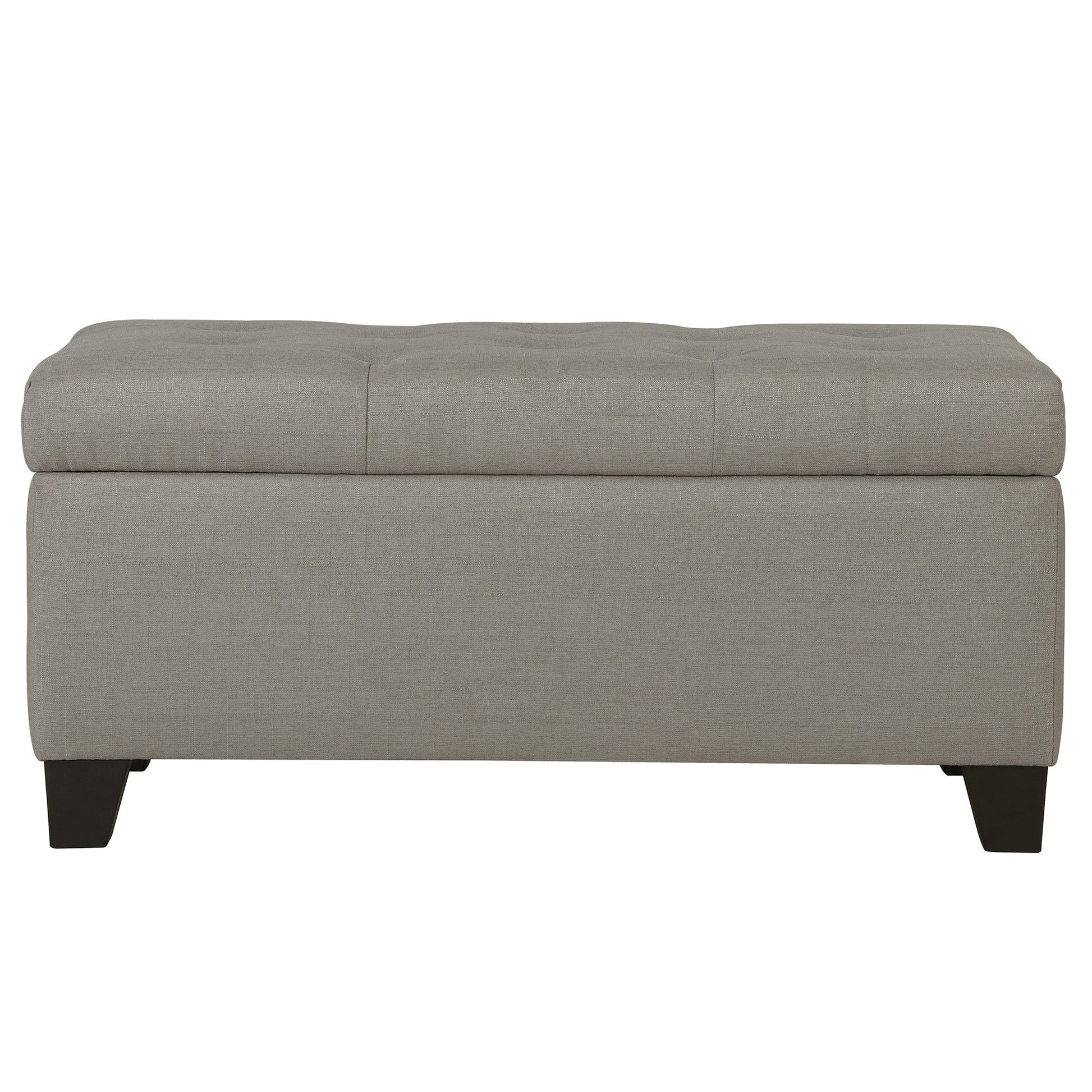 WorldwideHARPER - STORAGE OTTOMAN - LIGHT GREY