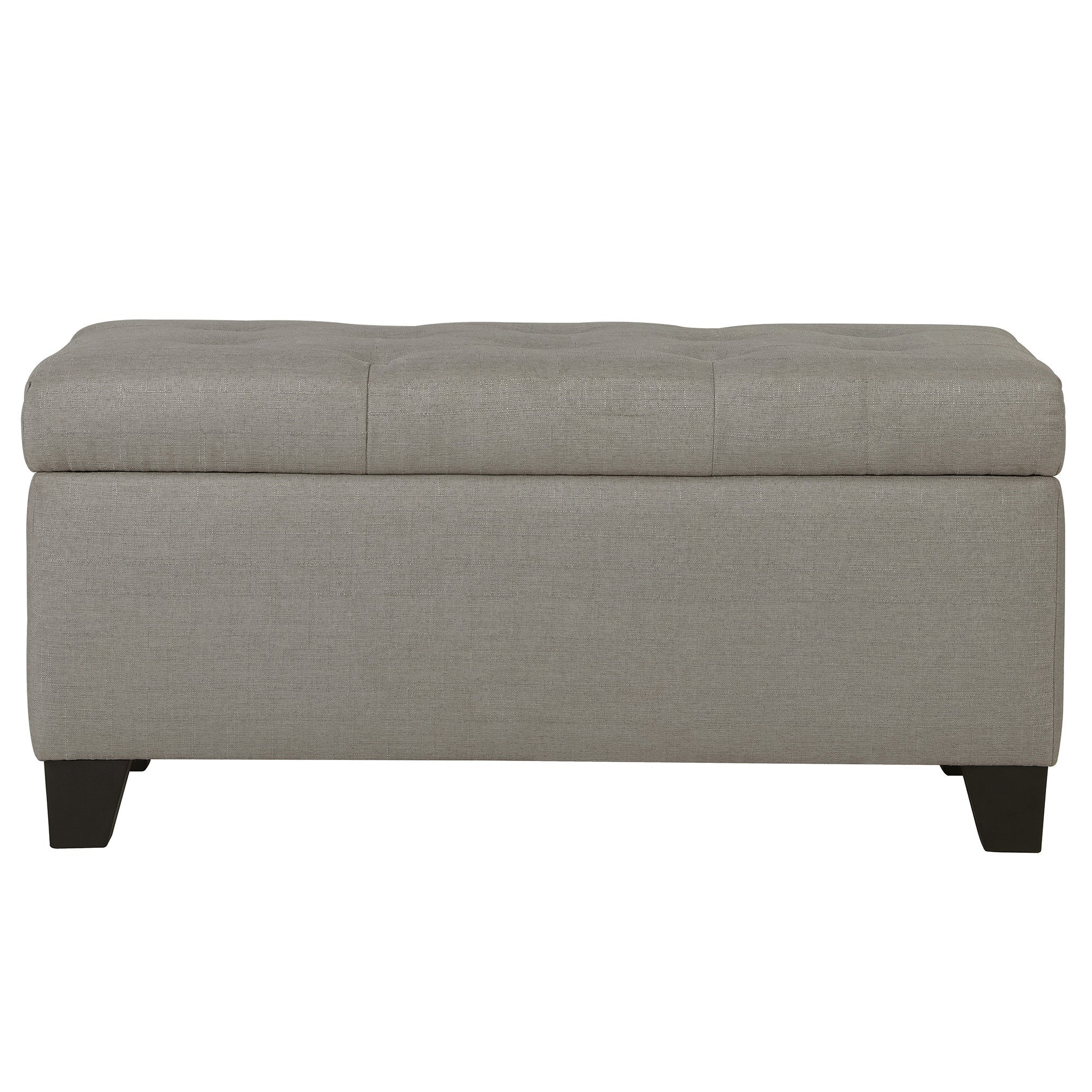 WorldwideHARPER - STORAGE OTTOMAN - LIGHT GREY