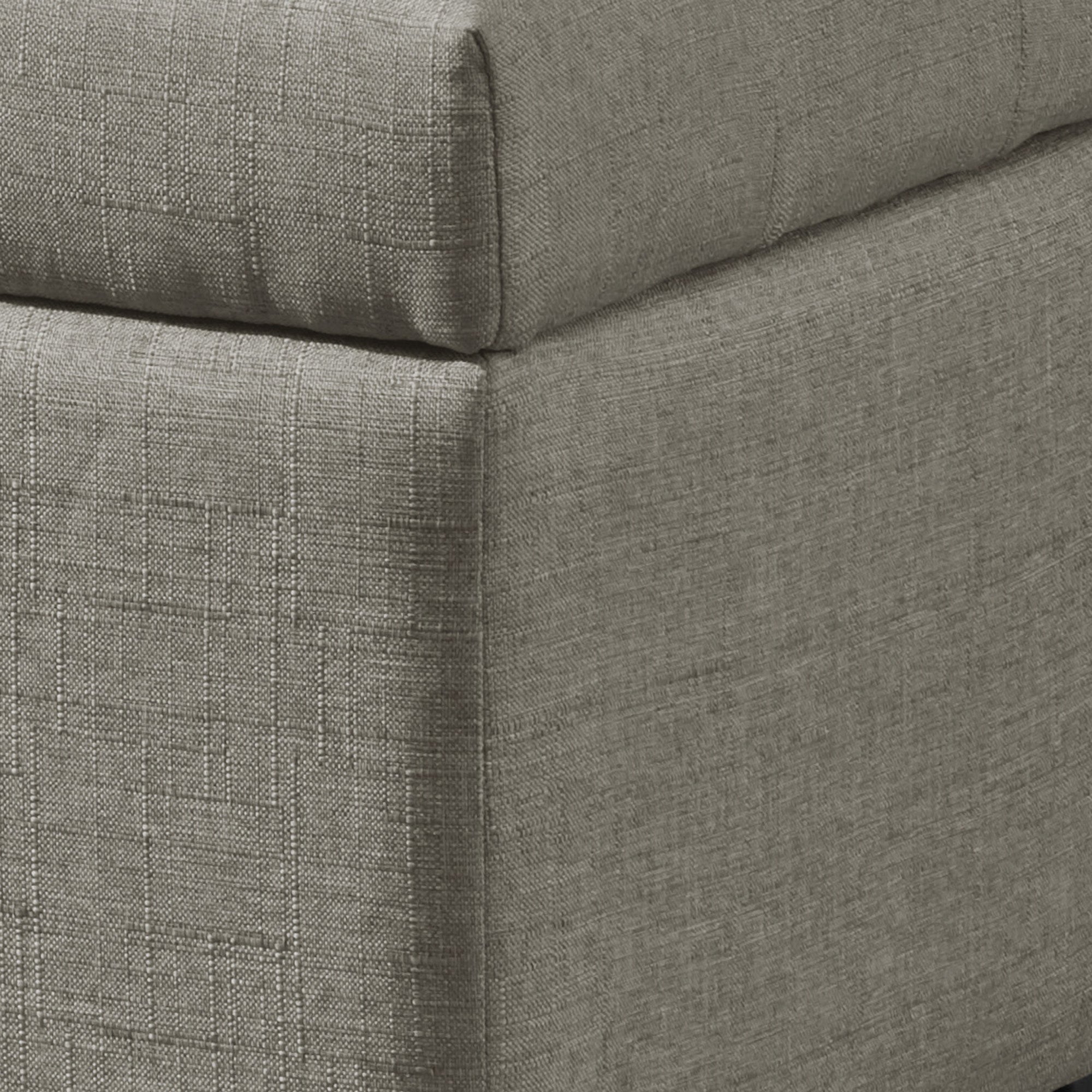 WorldwideHARPER - STORAGE OTTOMAN - LIGHT GREY