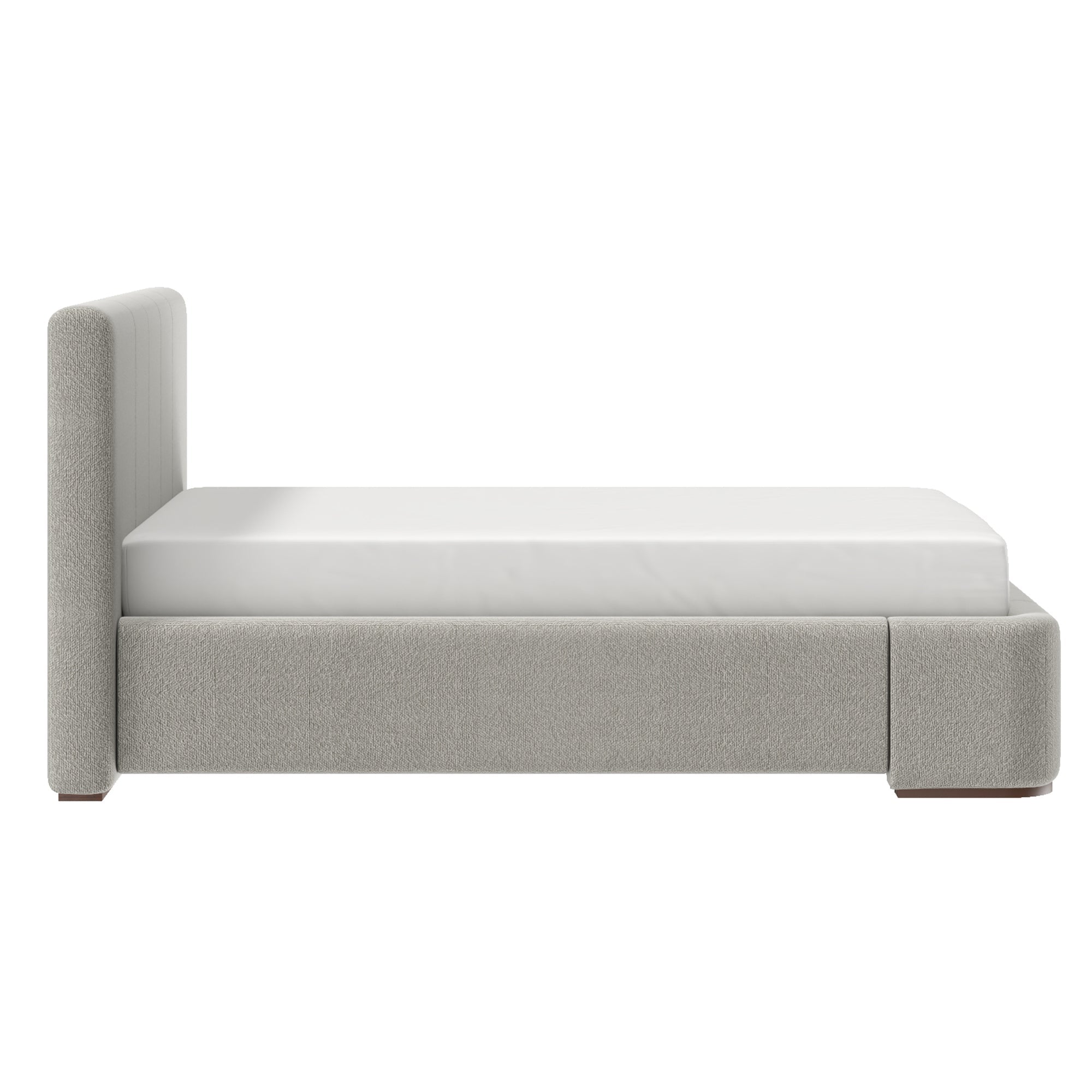 WorldwideHARROD - 60" PLATFORM BED - MUSHROOM