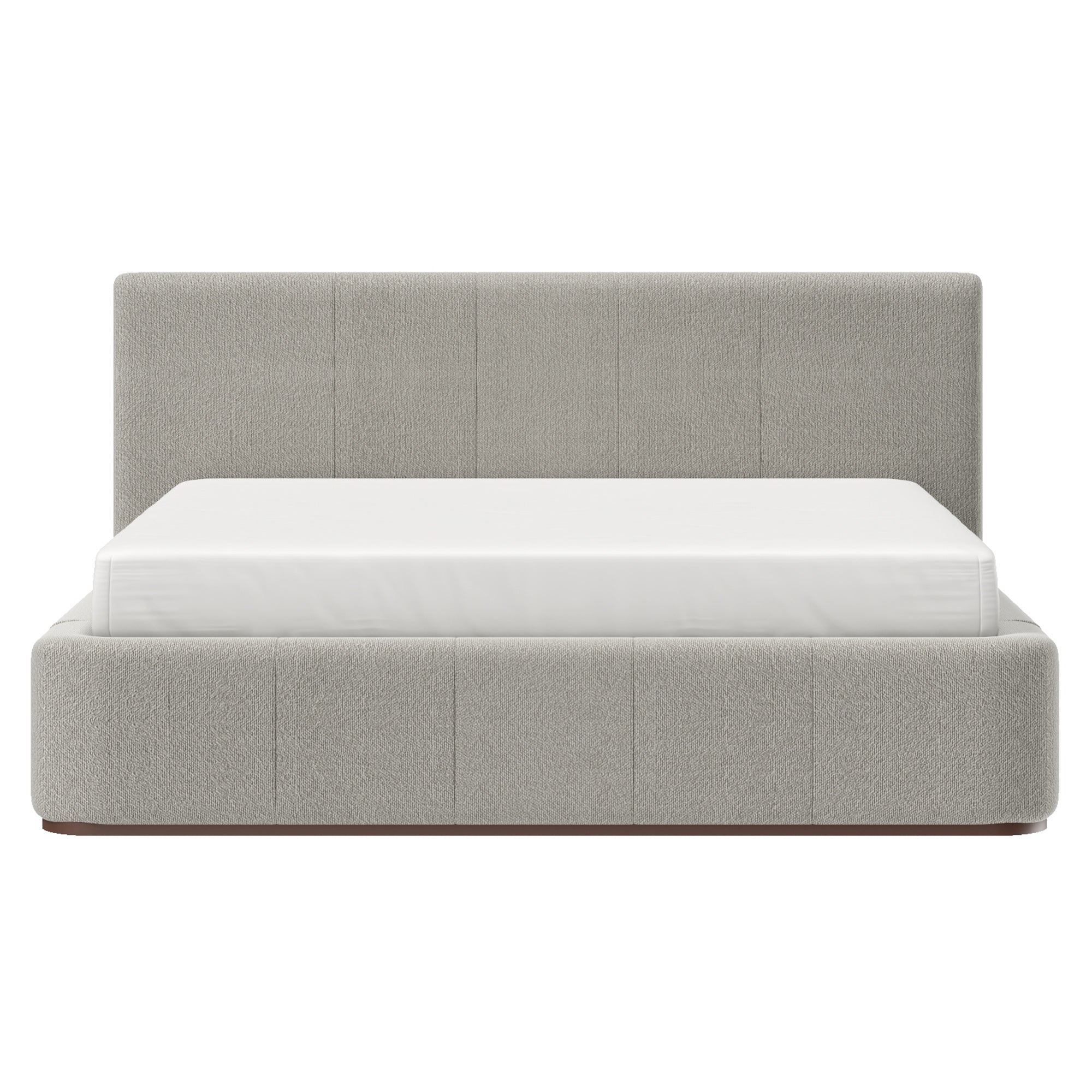 WorldwideHARROD - 78" PLATFORM BED - MUSHROOM