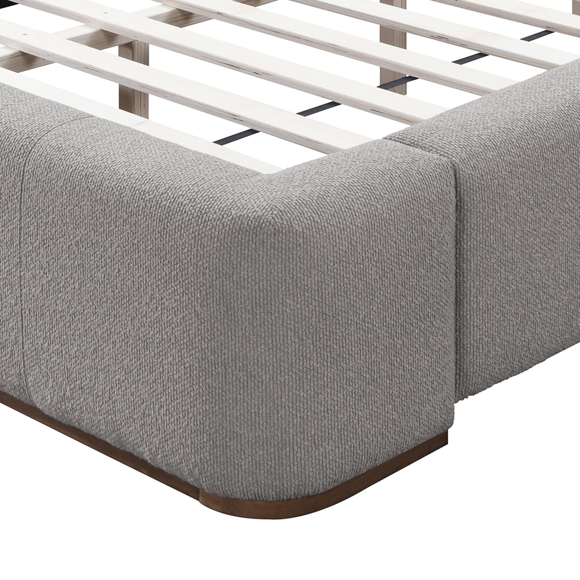 WorldwideHARROD - 78" PLATFORM BED - MUSHROOM