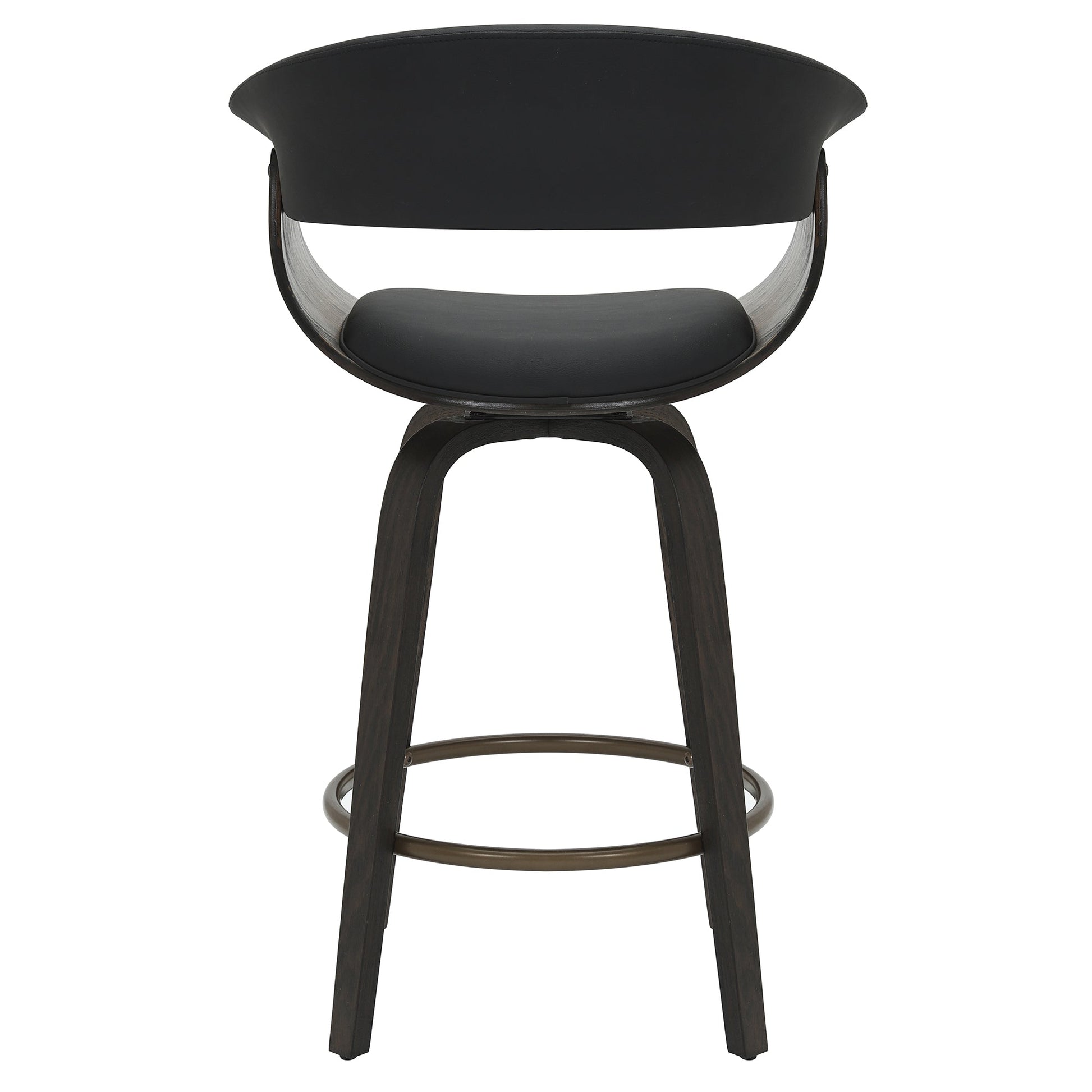WorldwideHOLT - 26" COUNTER STOOL - BLACK_WALNUT