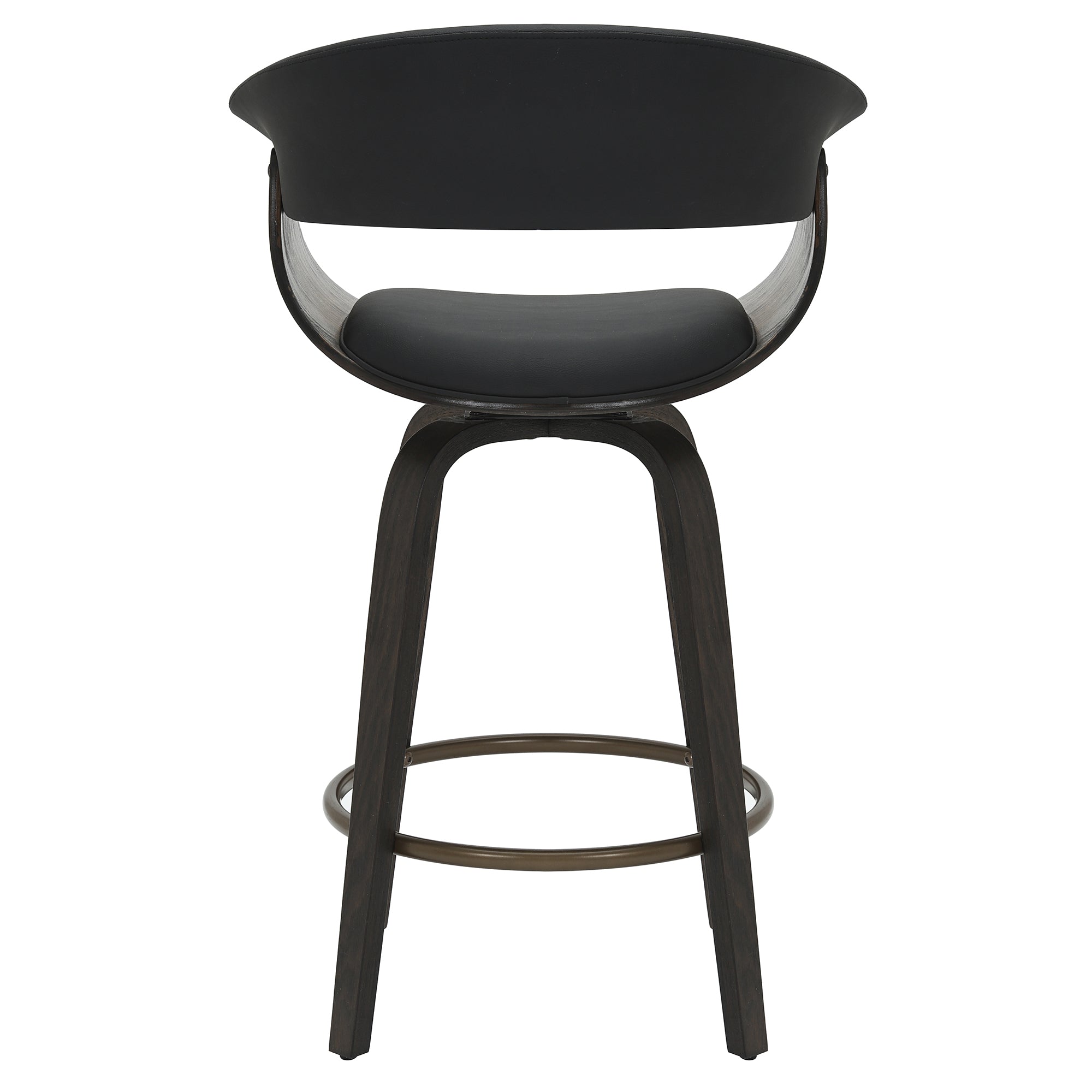 WorldwideHOLT - 26" COUNTER STOOL - BLACK_WALNUT