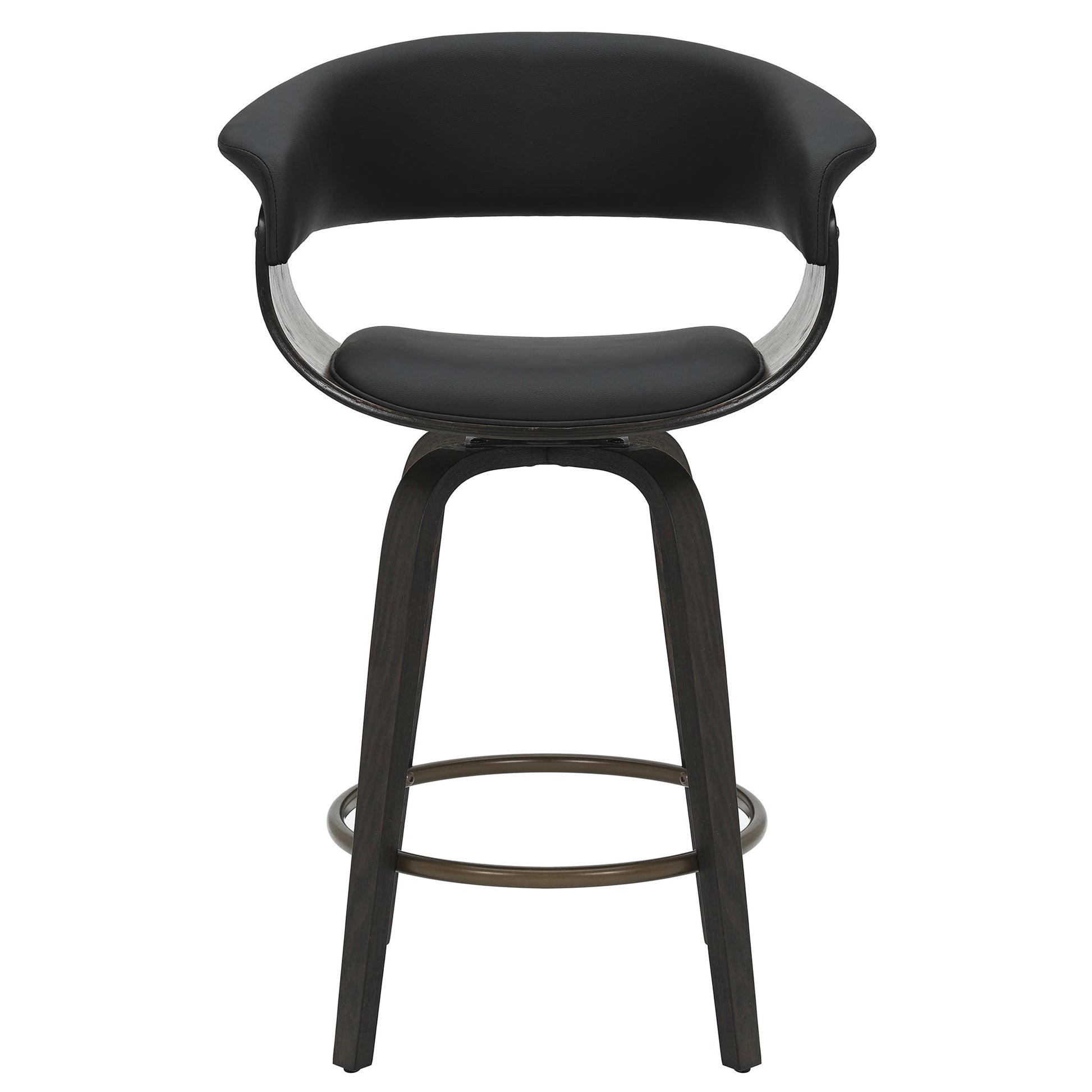WorldwideHOLT - 26" COUNTER STOOL - BLACK_WALNUT