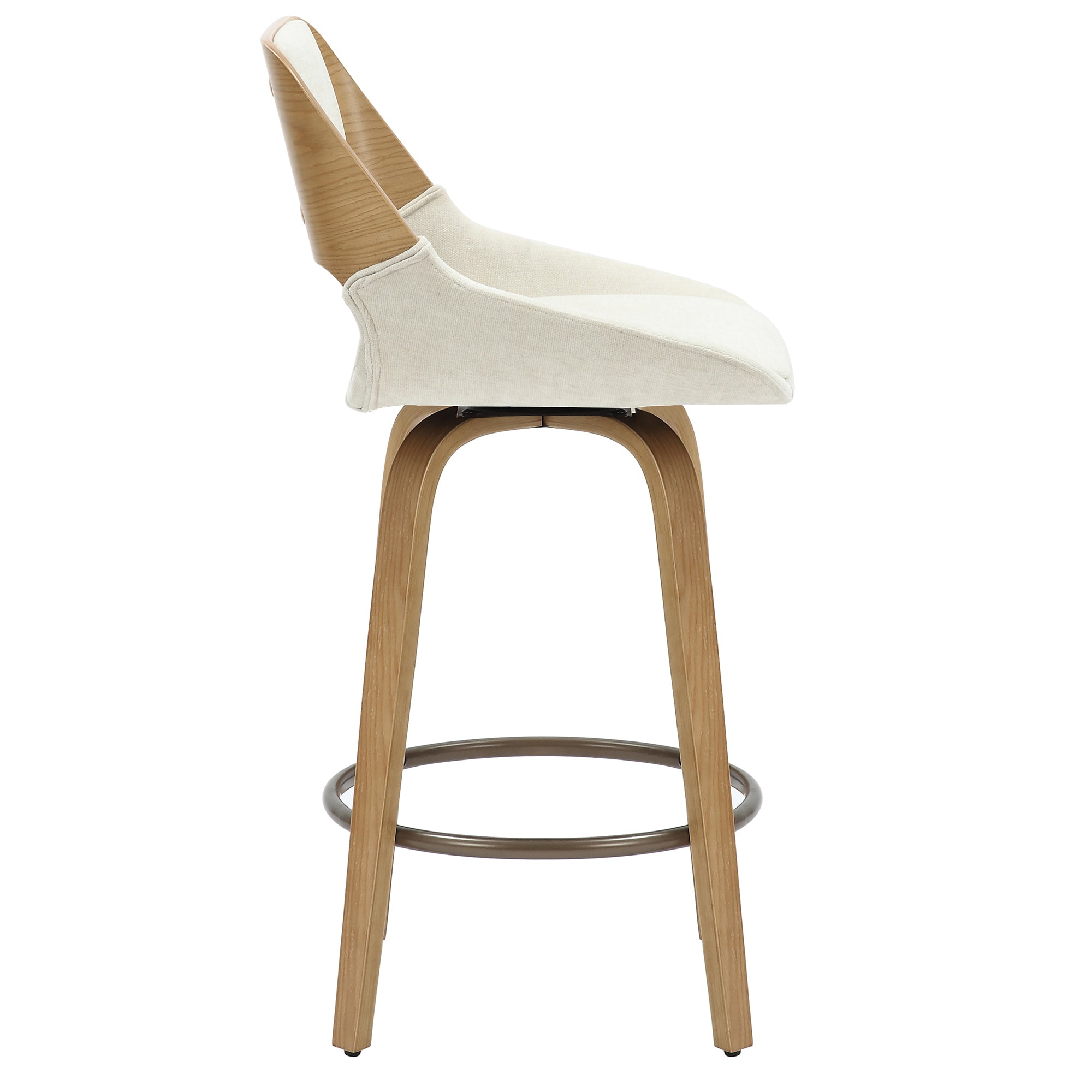 WorldwideHUDSON - 26' COUNTER STOOL - BEIGE FABRIC