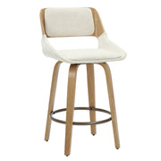 WorldwideHUDSON - 26' COUNTER STOOL - BEIGE FABRIC