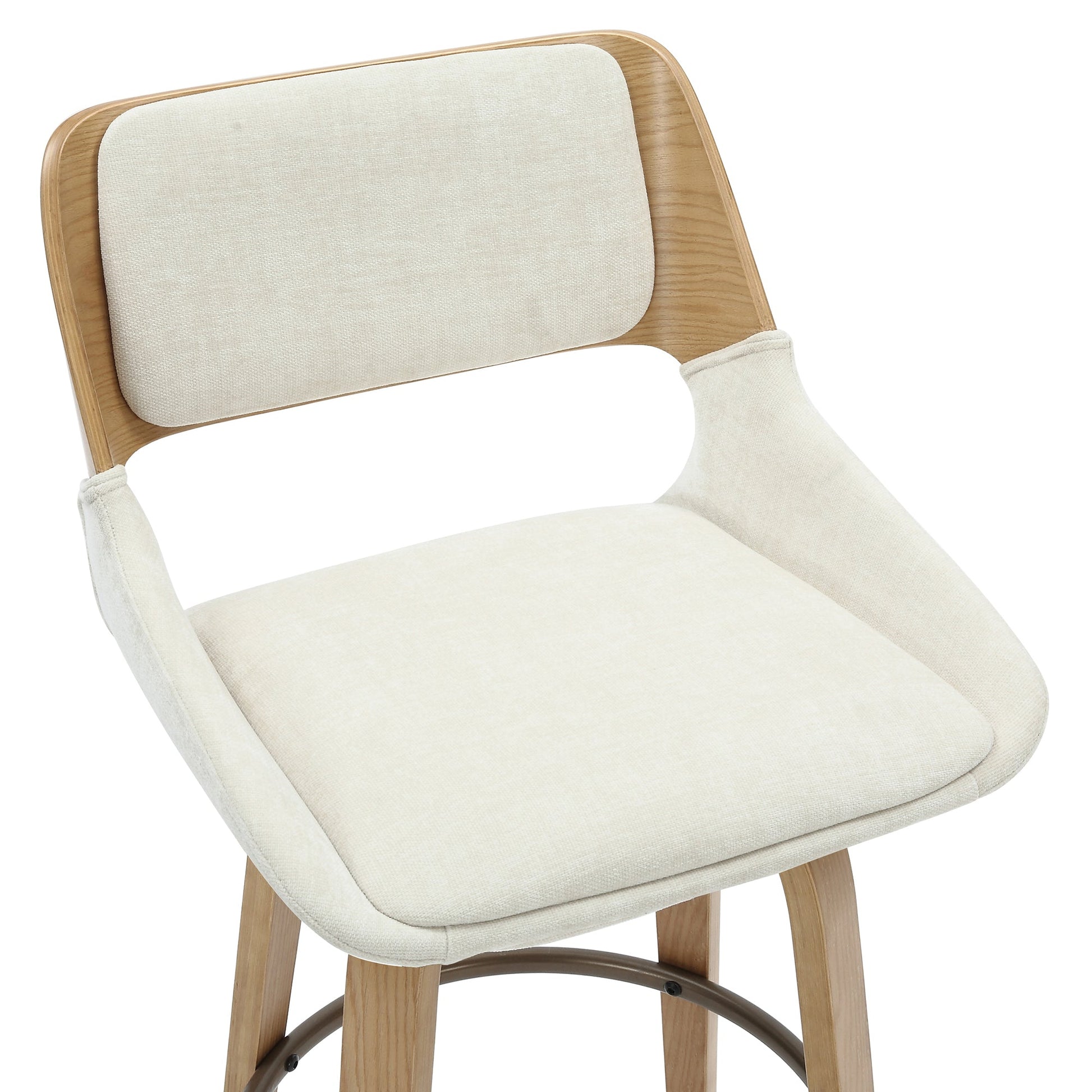 WorldwideHUDSON - 26' COUNTER STOOL - BEIGE FABRIC