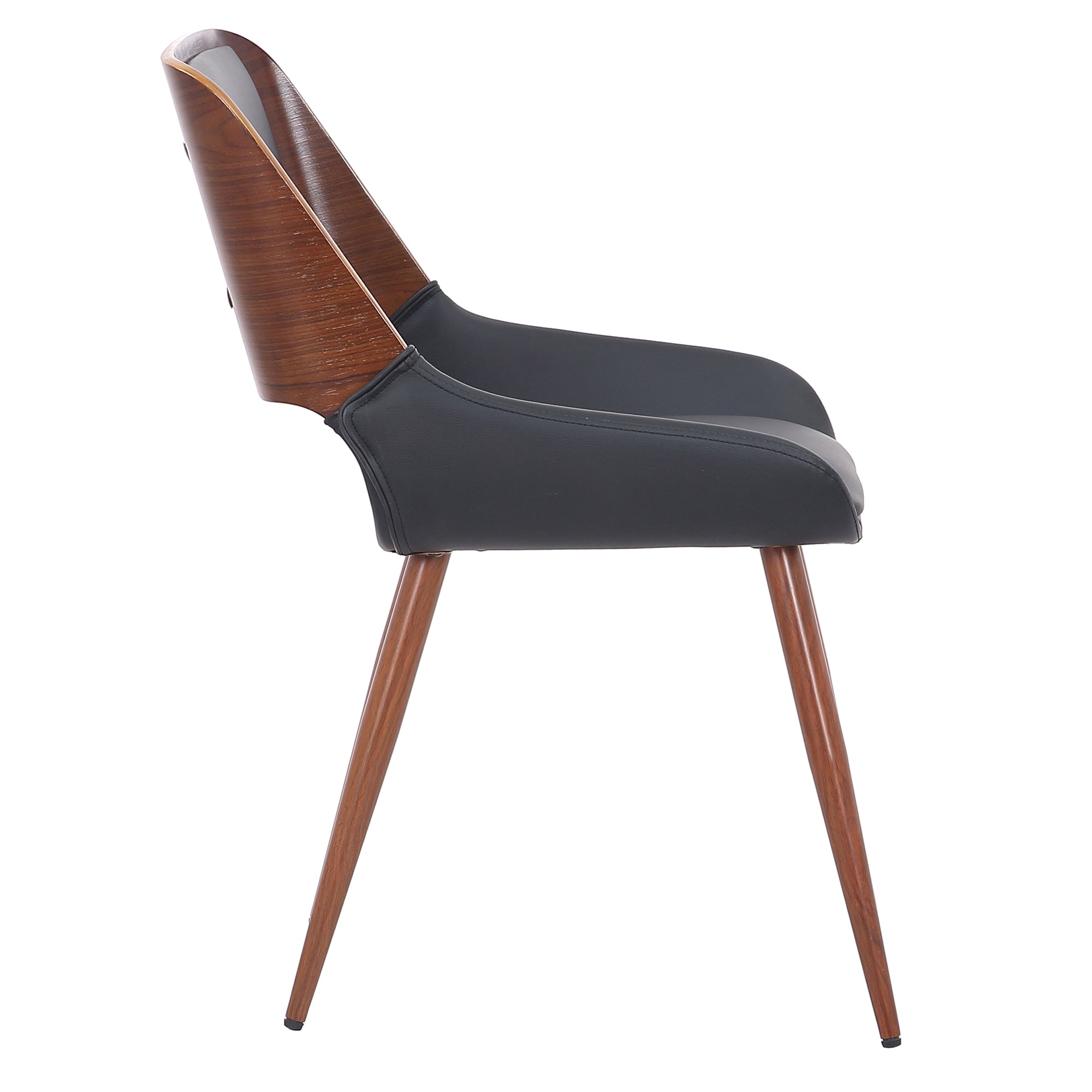 WorldwideHUDSON - SIDE CHAIR PU - BLACK