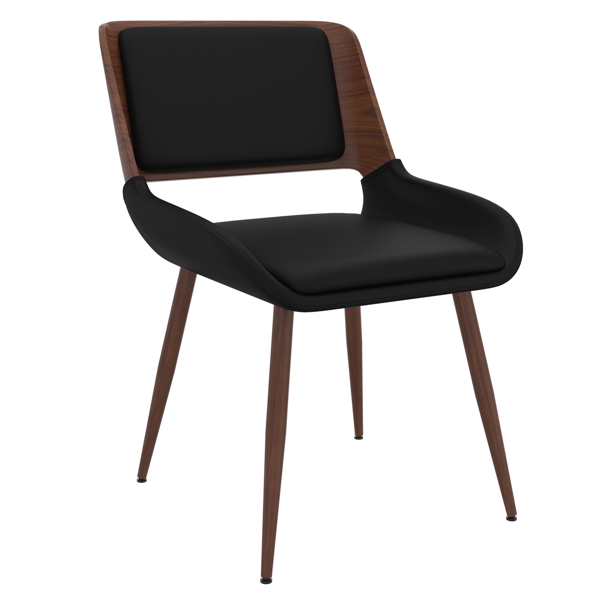WorldwideHUDSON - SIDE CHAIR PU - BLACK