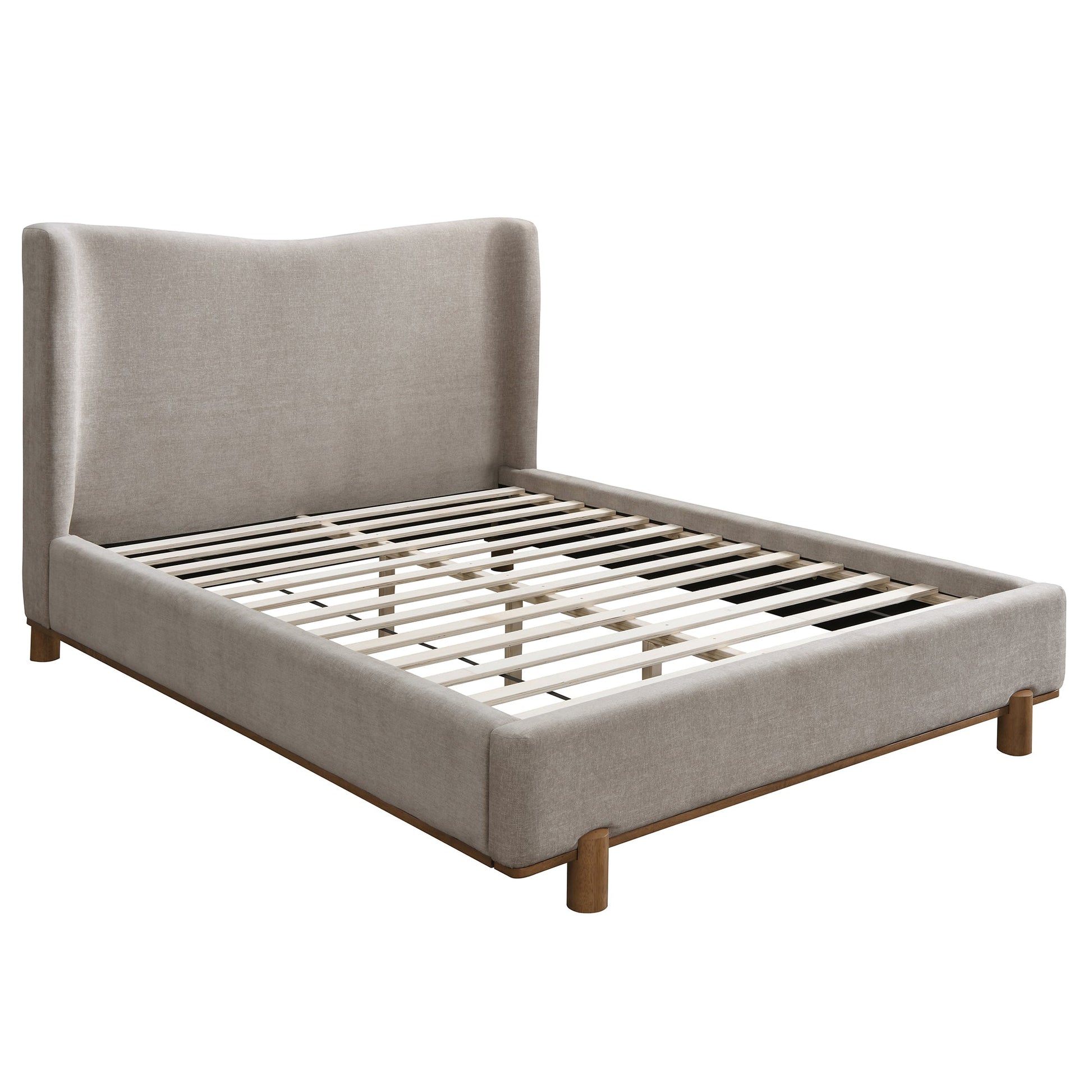 WorldwideISADORA - 60" PLATFORM BED - DARK BEIGE
