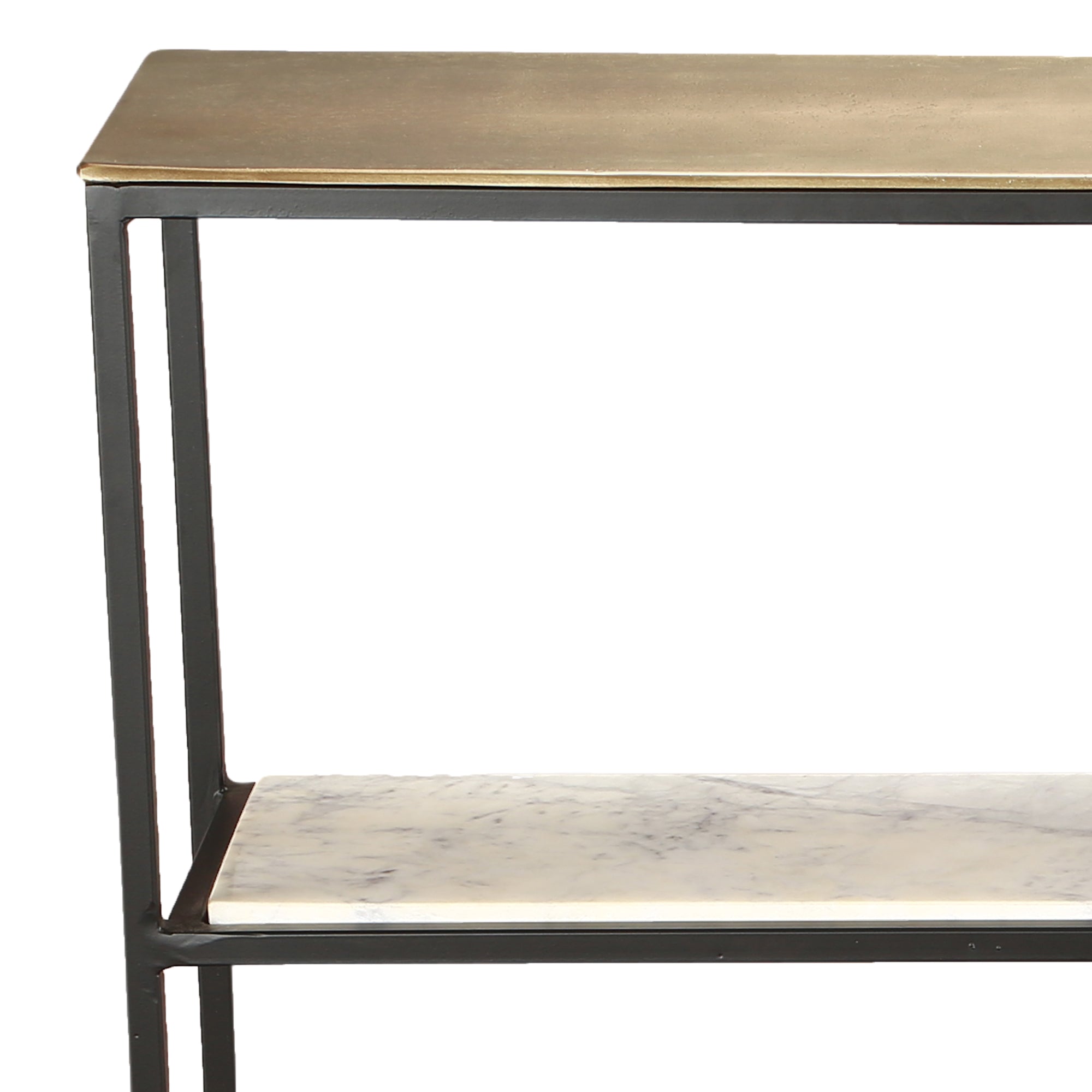 WorldwideIZZY - CONSOLE TABLE - ANTIQUE GOLD_BLACK