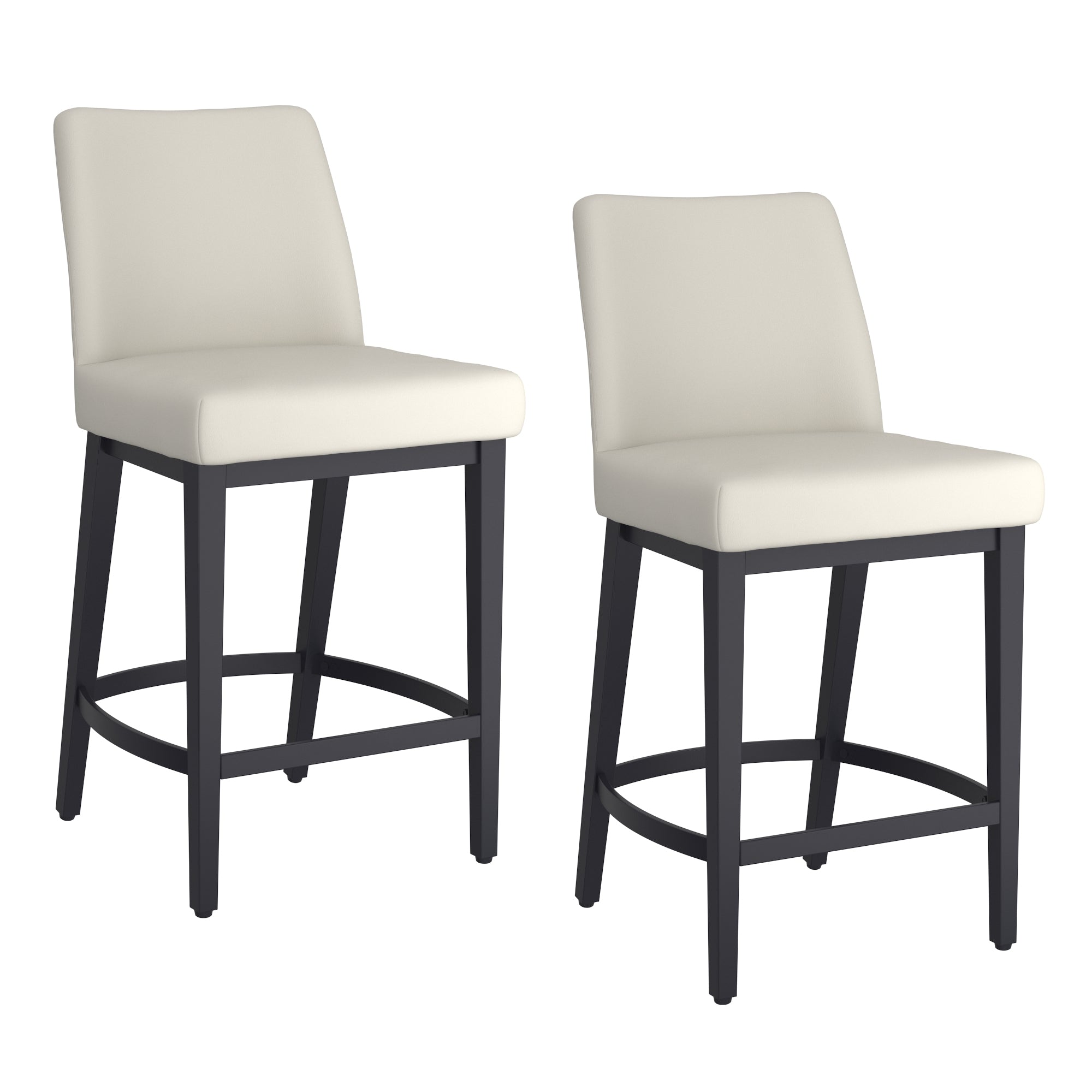 WorldwideJACE - 26'' COUNTER STOOL PU - BEIGE_BLACK
