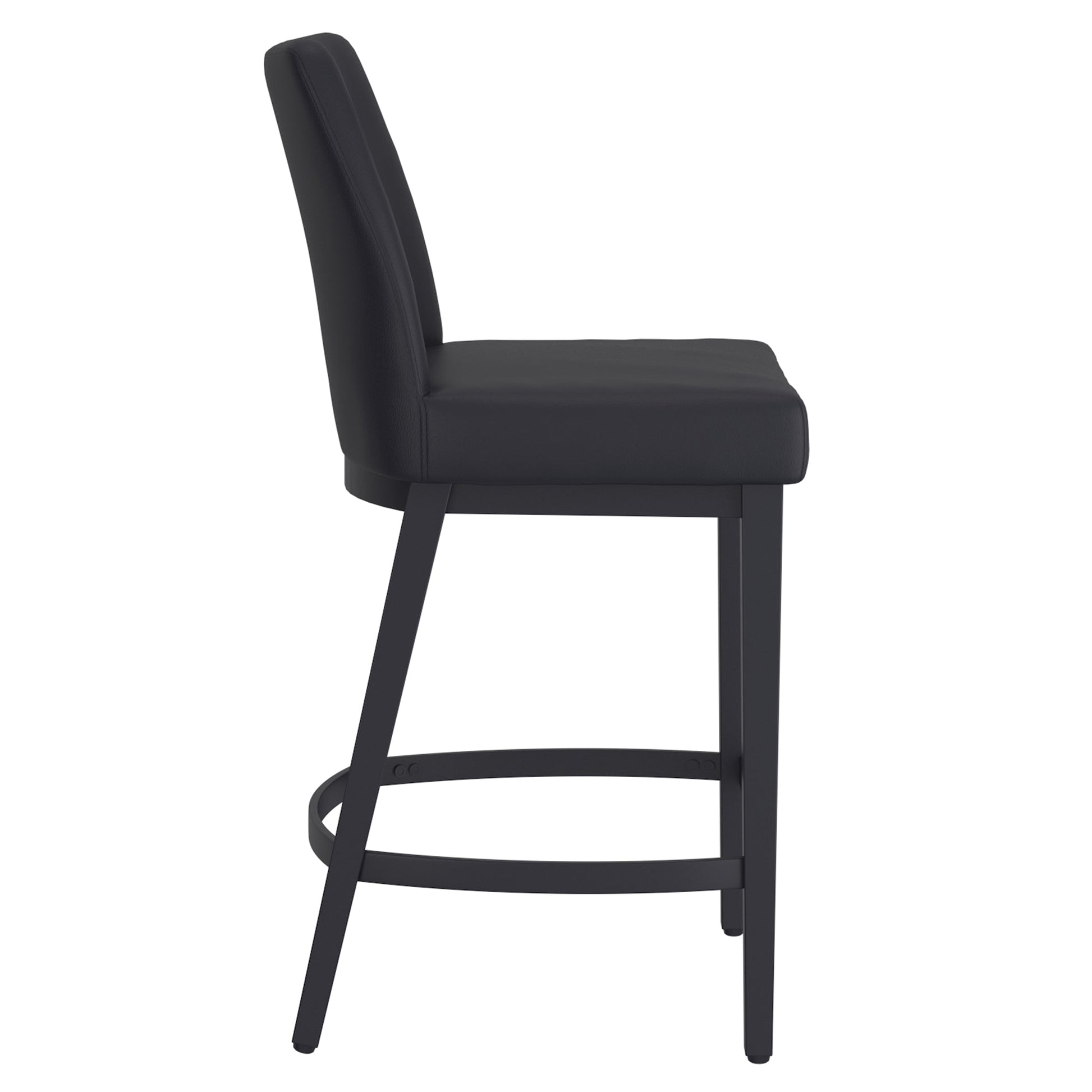 WorldwideJACE - 26'' COUNTER STOOL PU - BLACK_BLACK