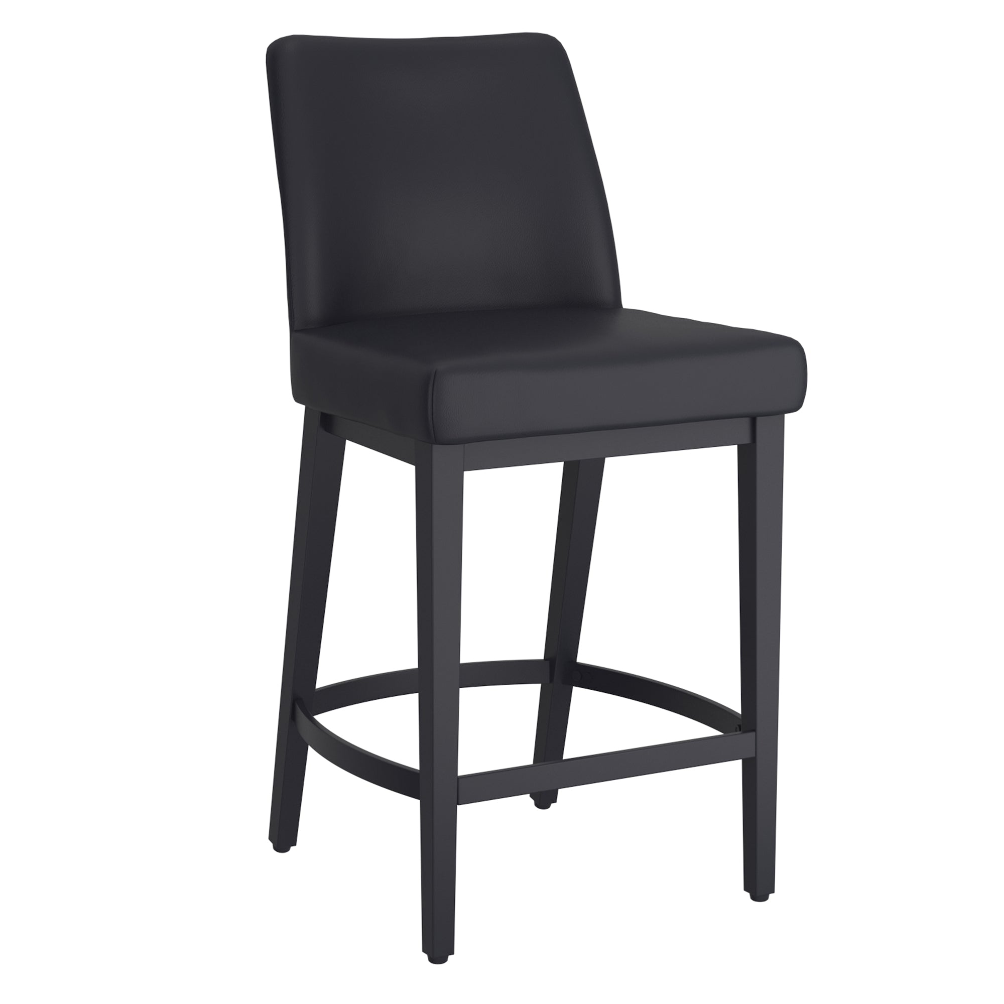 WorldwideJACE - 26'' COUNTER STOOL PU - BLACK_BLACK