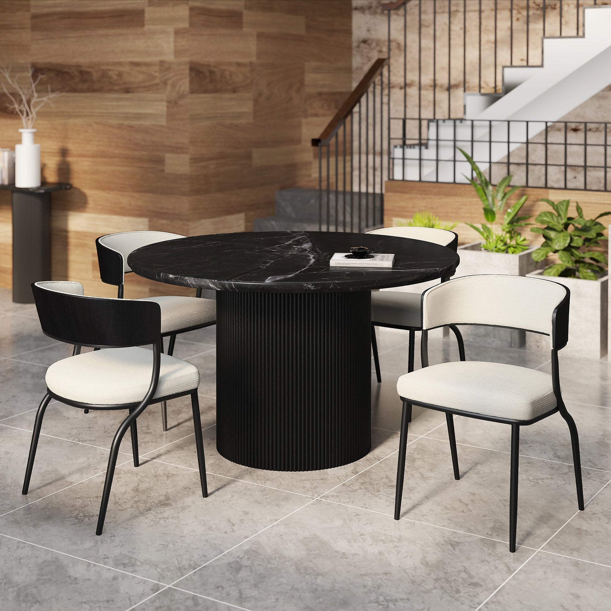 WorldwideJILSA BLK_KAZAN IV - 5PC DINING SET