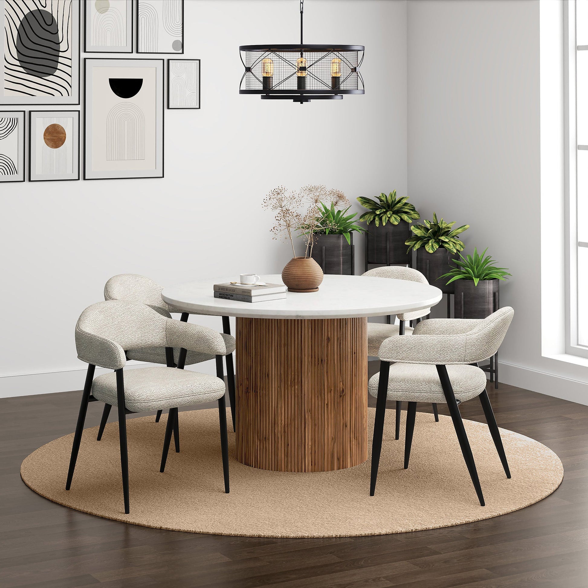 WorldwideJILSA WAL_ARCHER BG - 5PC DINING SET