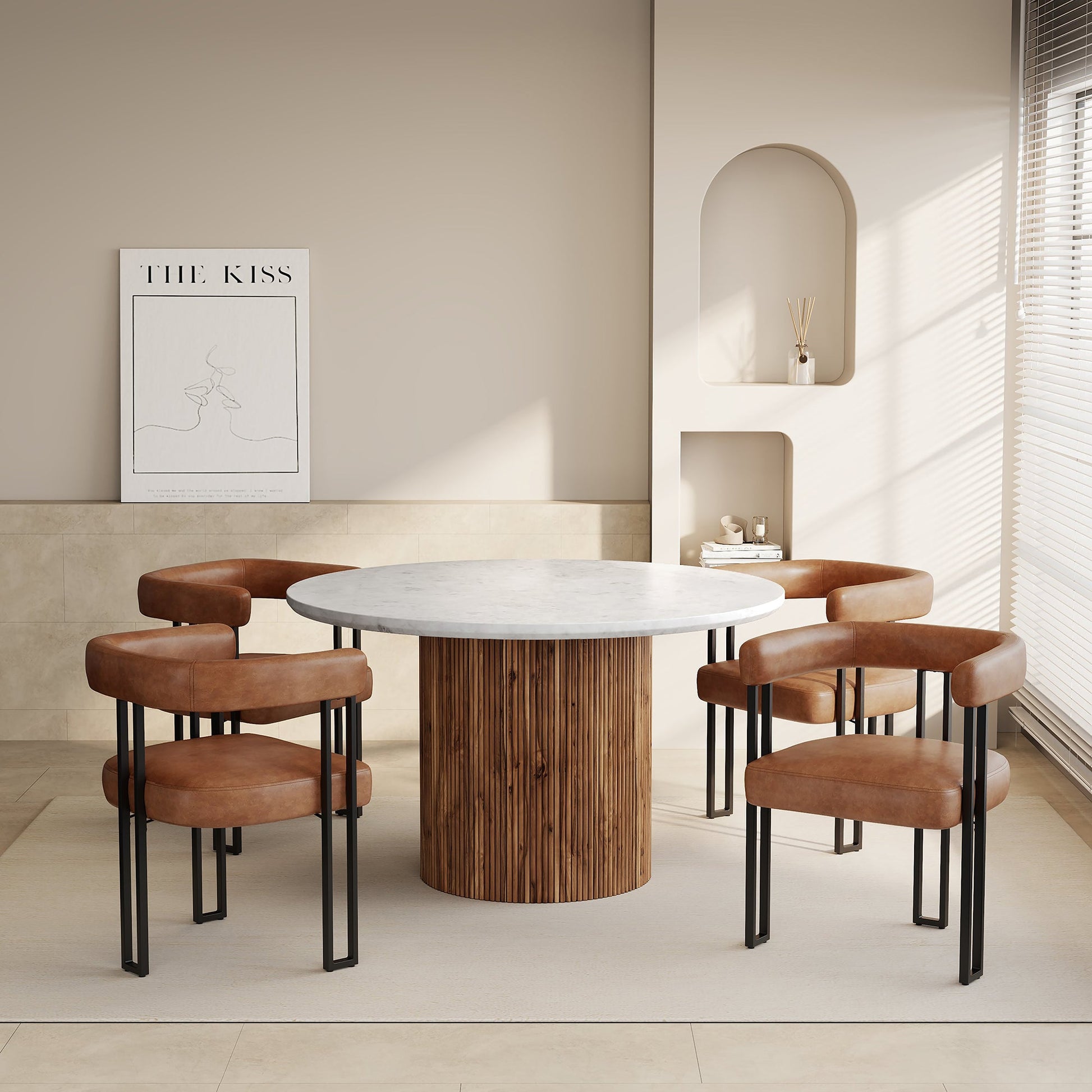 WorldwideJILSA WAL_SCARLET SD - 5PC DINING SET