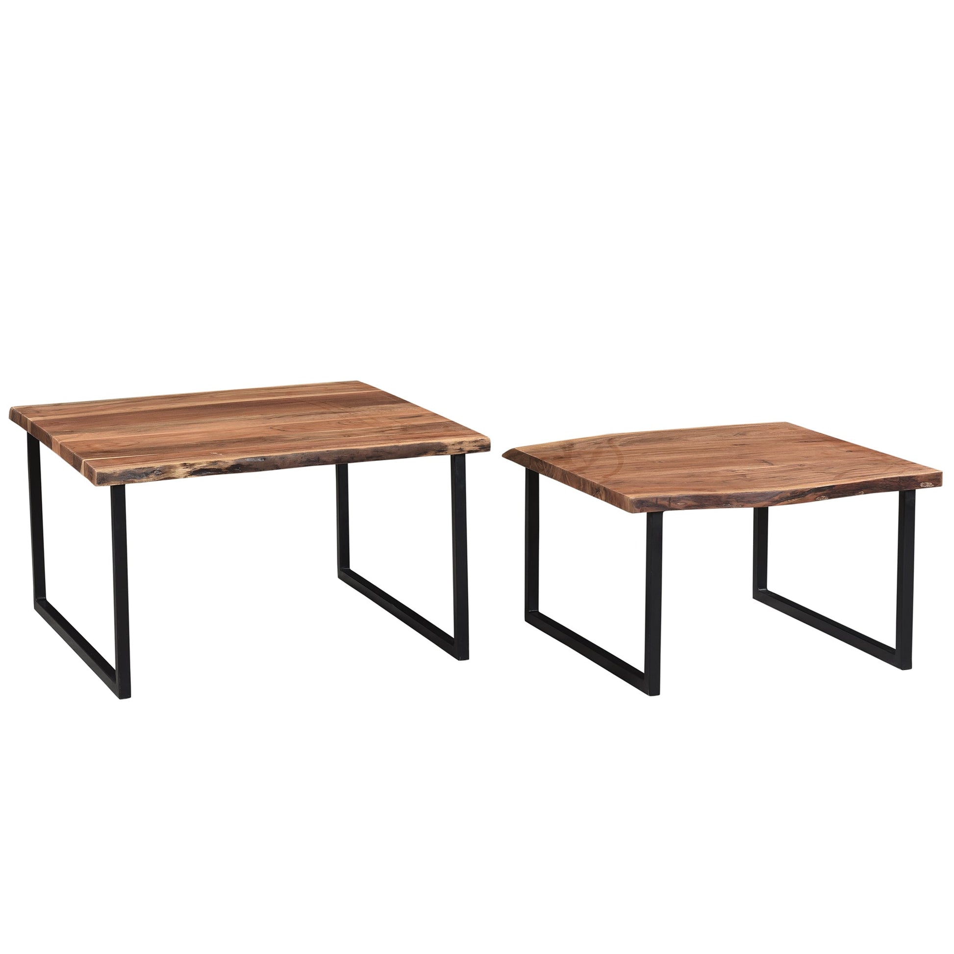 WorldwideJIVIN - 2PC COFFEE TABLE SET - NATURAL