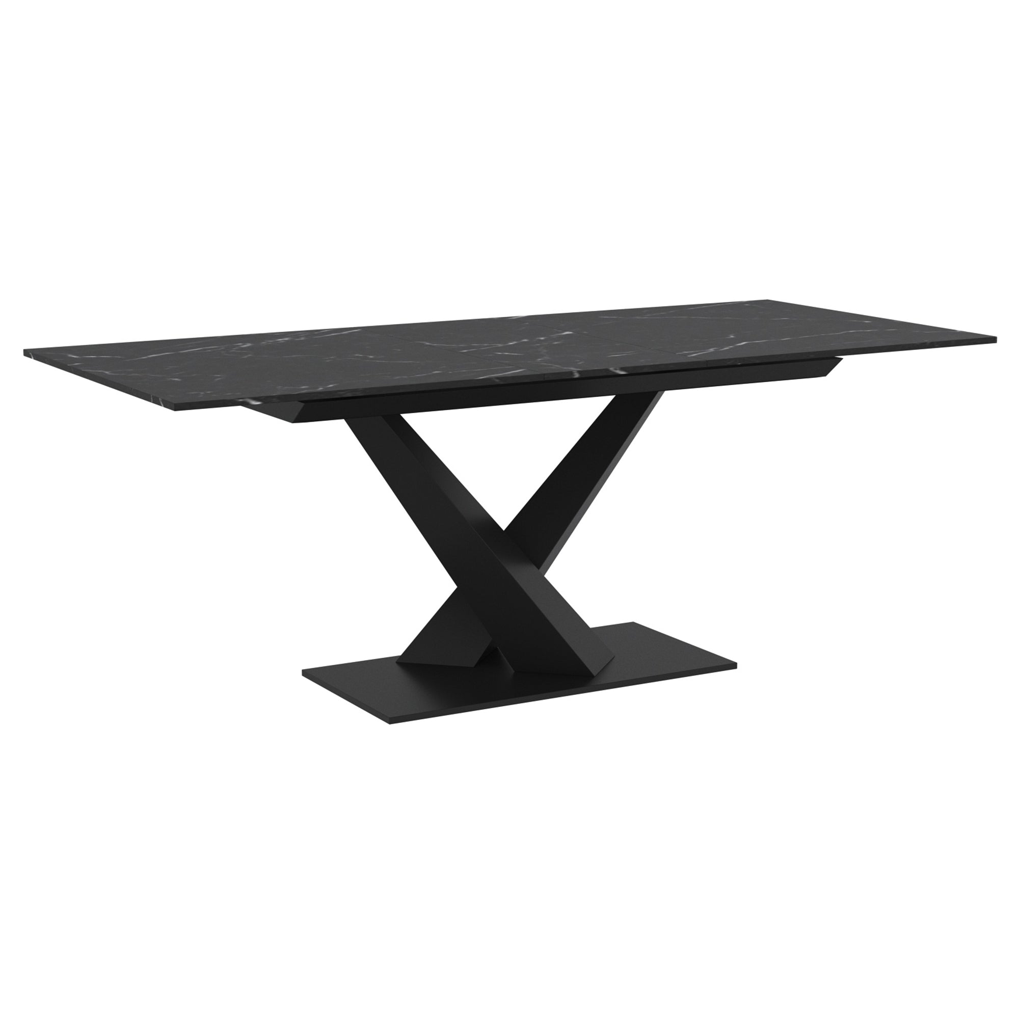 WorldwideJULIUS - EXTENSION DINING TABLE - BLACK