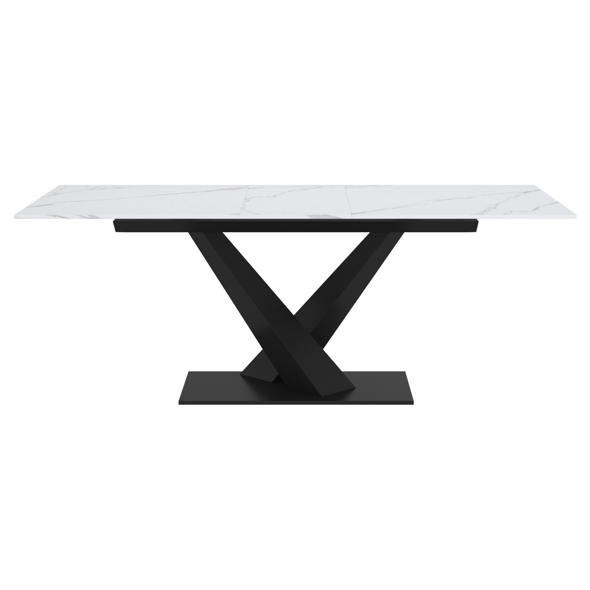 WorldwideJULIUS - EXTENSION DINING TABLE - WHITE