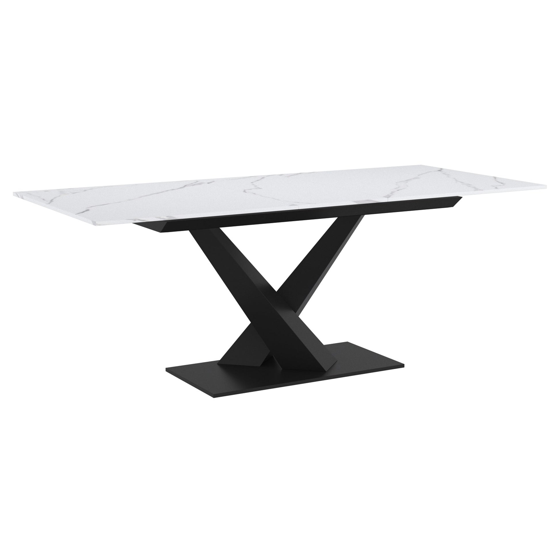 WorldwideJULIUS - EXTENSION DINING TABLE - WHITE