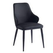 WorldwideKASH - SIDE CHAIR - BLACK PU