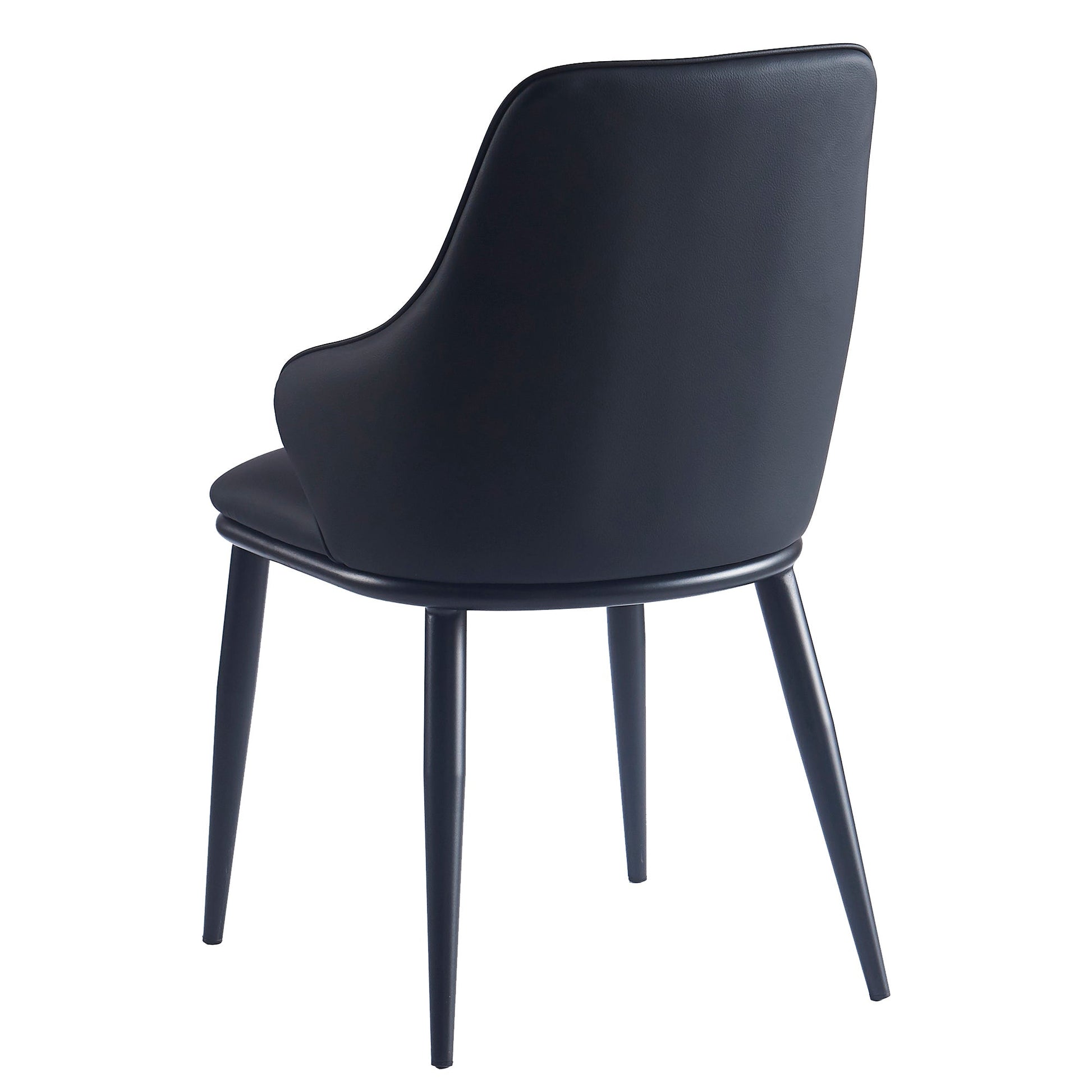 WorldwideKASH - SIDE CHAIR - BLACK PU