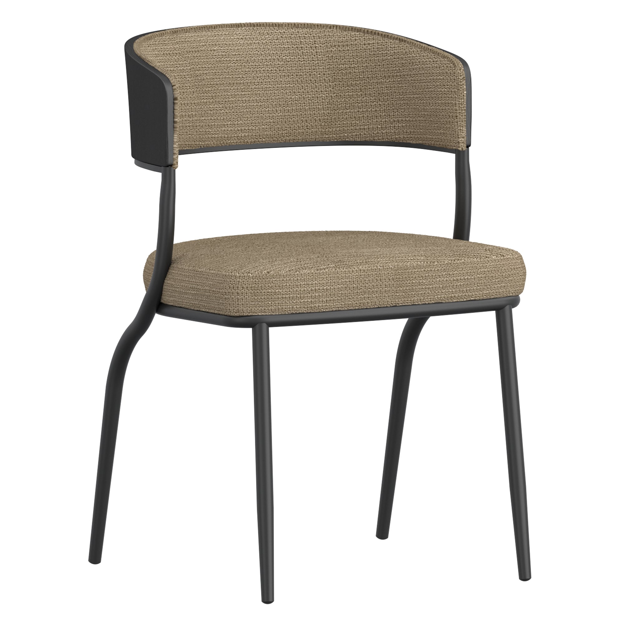 WorldwideKAZAN - DINING CHAIR - DARK BEIGE