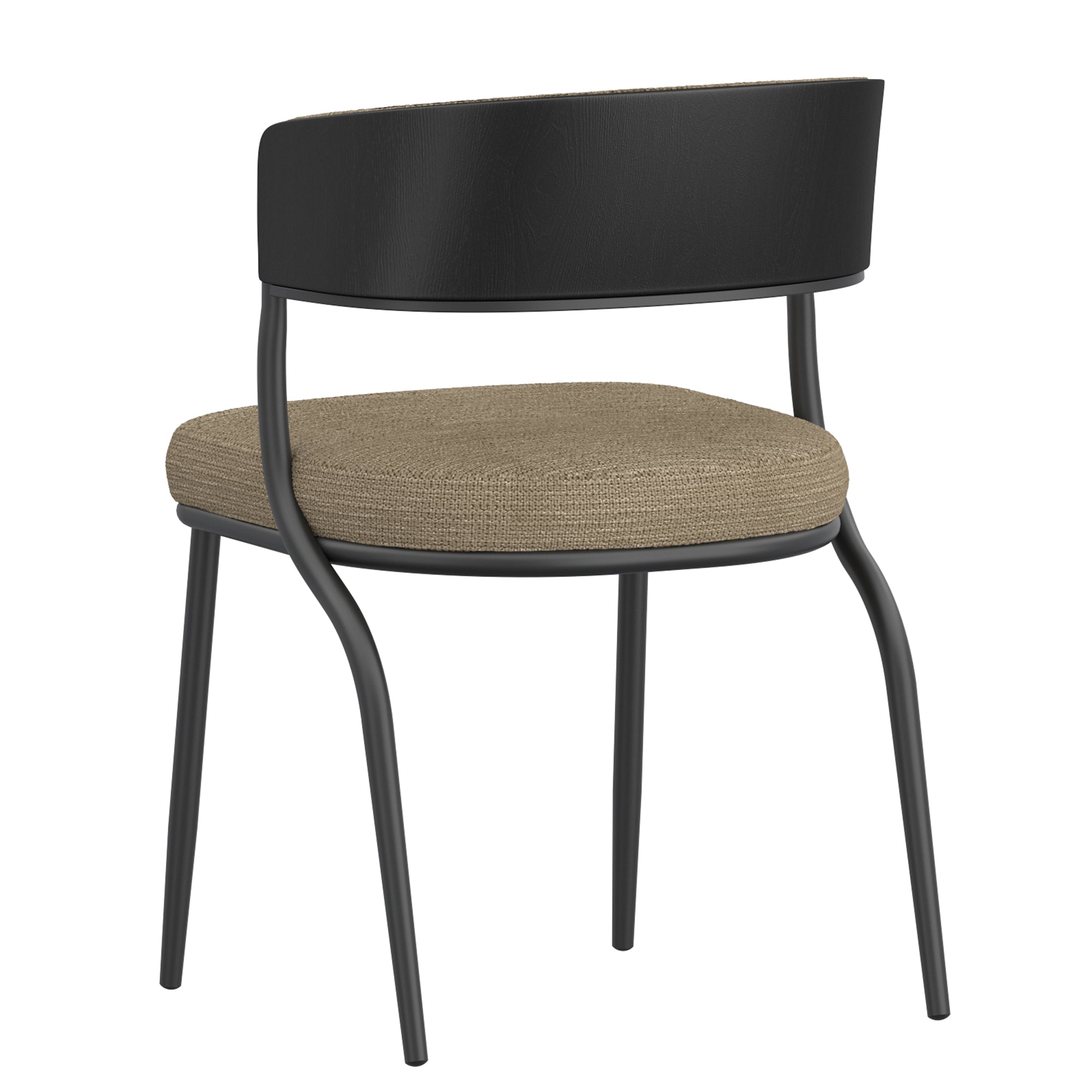 WorldwideKAZAN - DINING CHAIR - DARK BEIGE