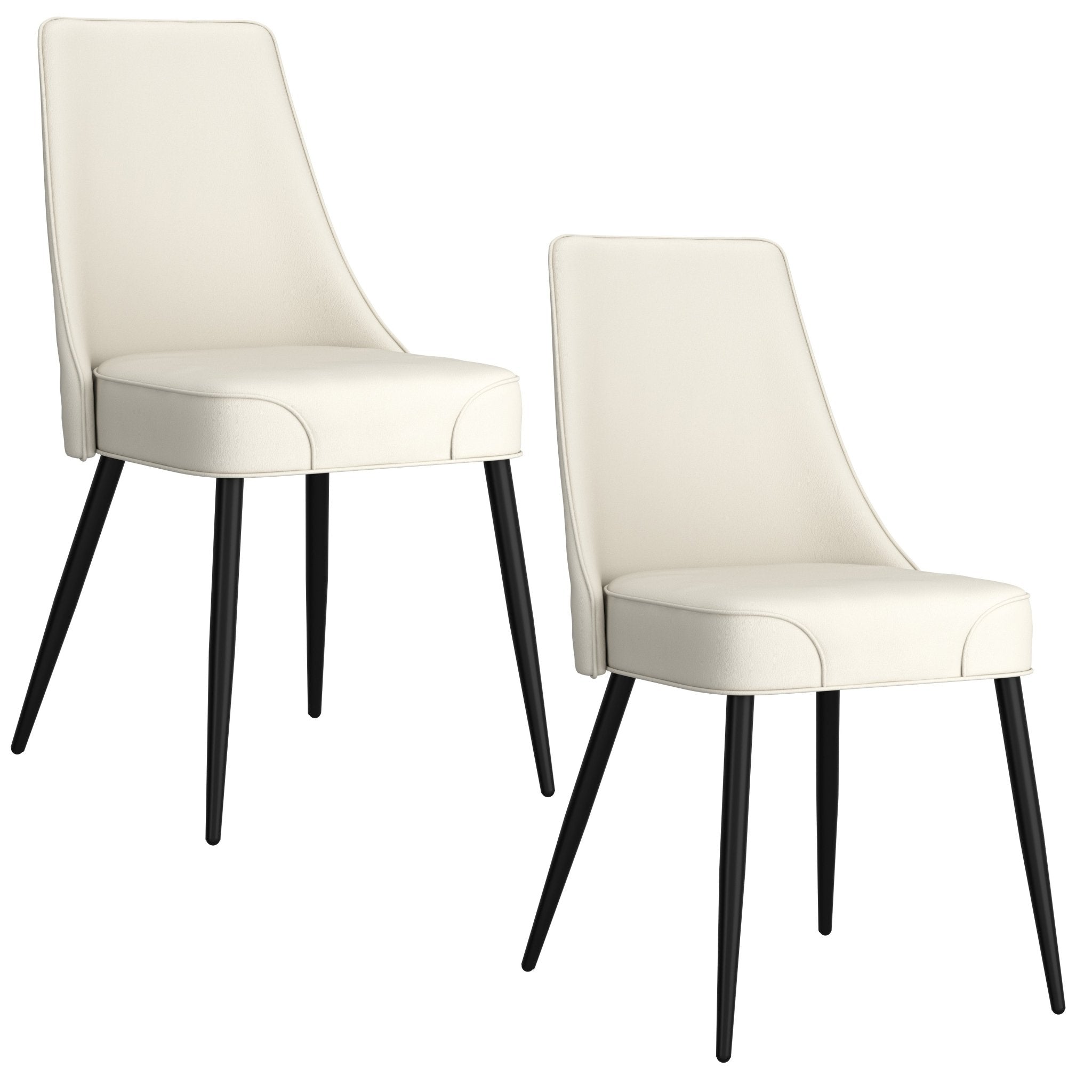 WorldwideKODA - SIDE CHAIR PU - BEIGE