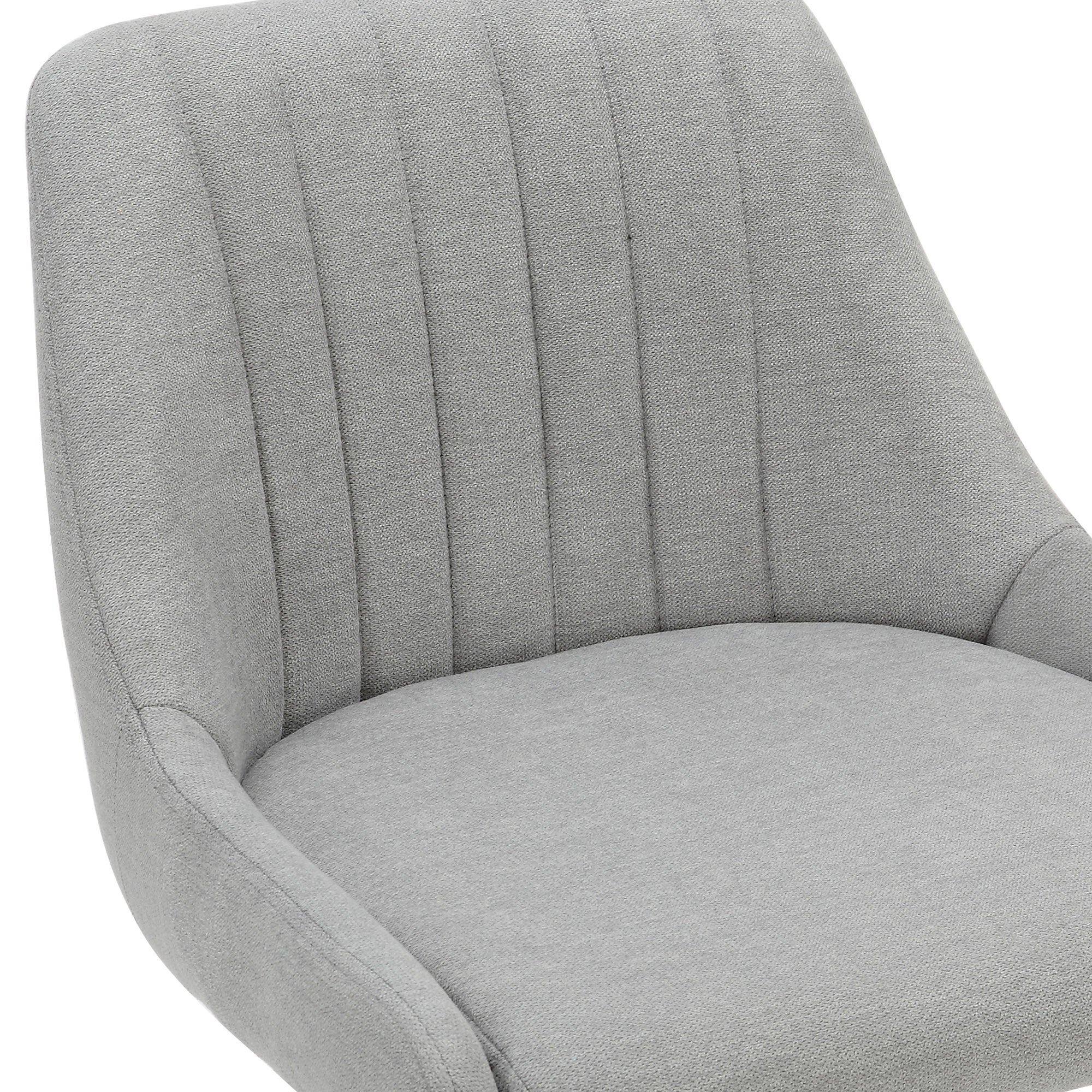 WorldwideKRON - AIR LIFT STOOL - GREY FABRIC