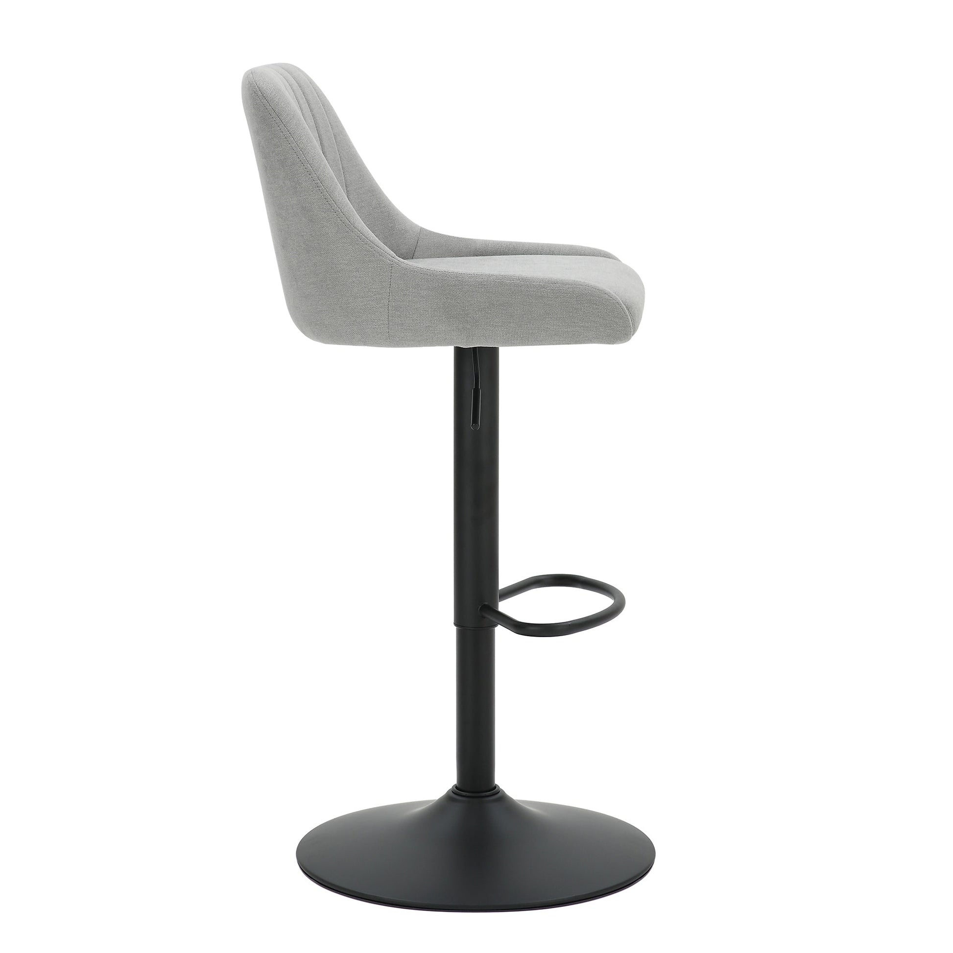 WorldwideKRON - AIR LIFT STOOL - GREY FABRIC
