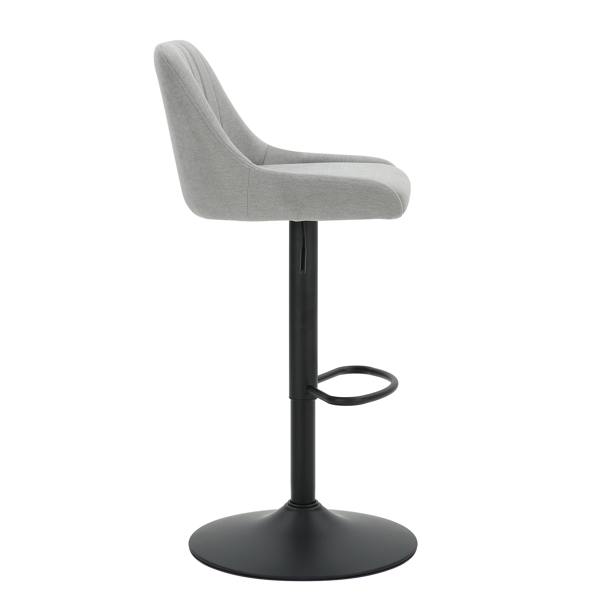 WorldwideKRON - AIR LIFT STOOL - GREY FABRIC