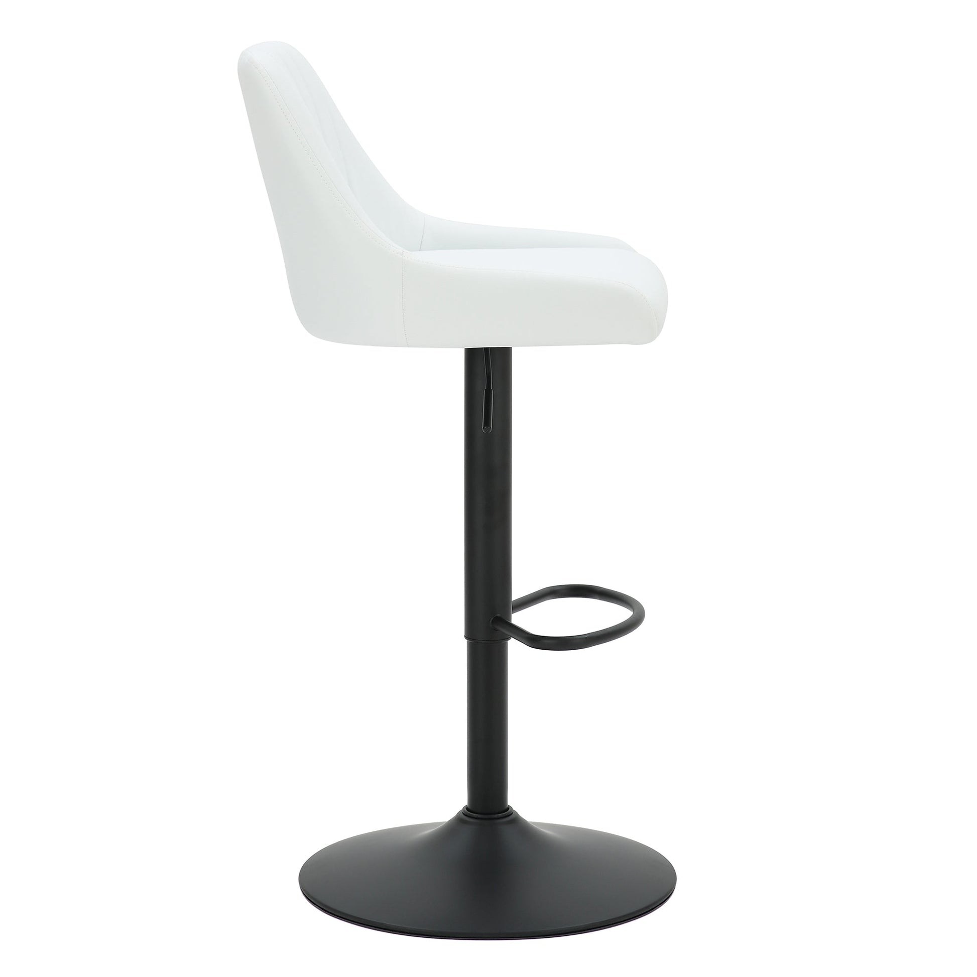 WorldwideKRON - AIR LIFT STOOL PU - WHITE