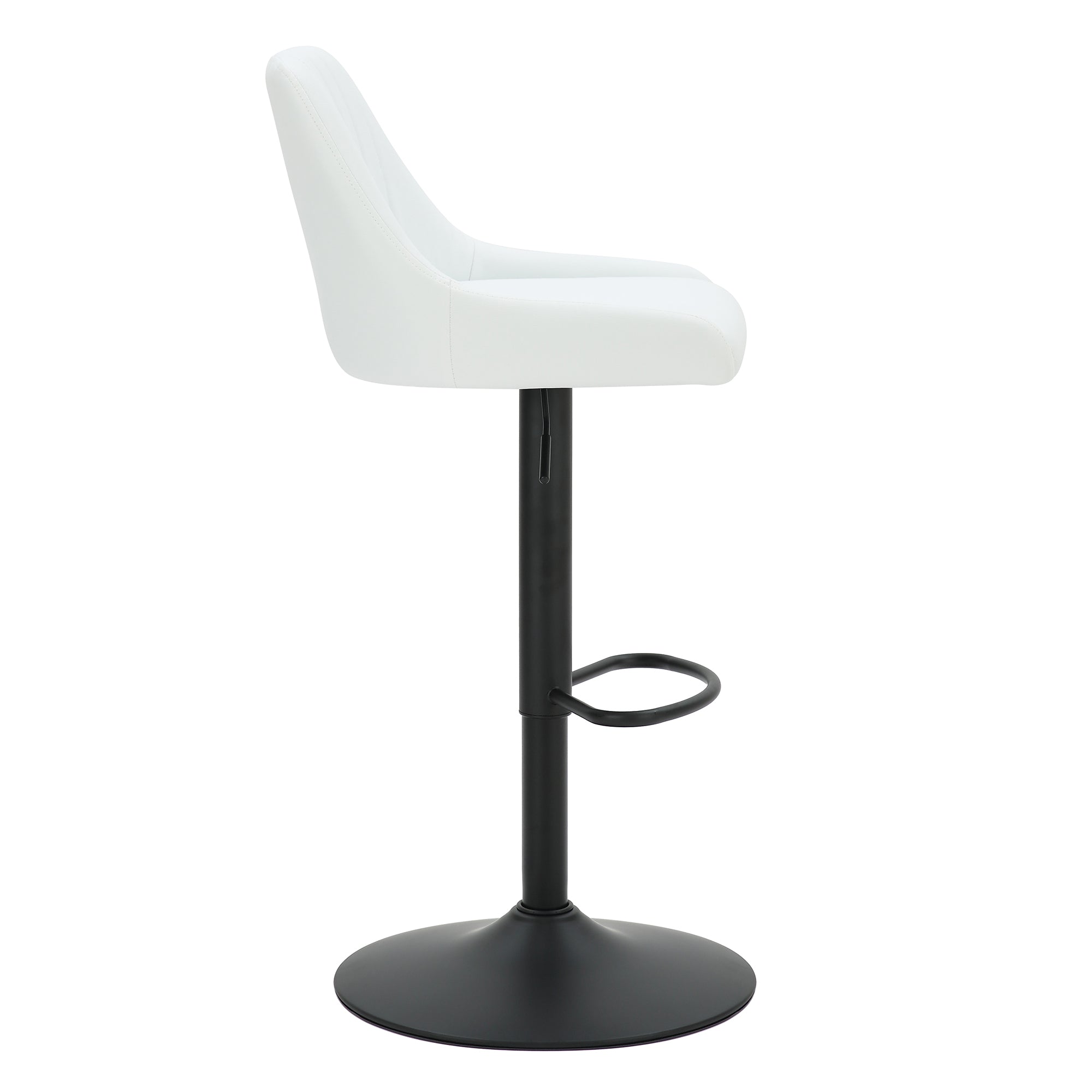 WorldwideKRON - AIR LIFT STOOL PU - WHITE