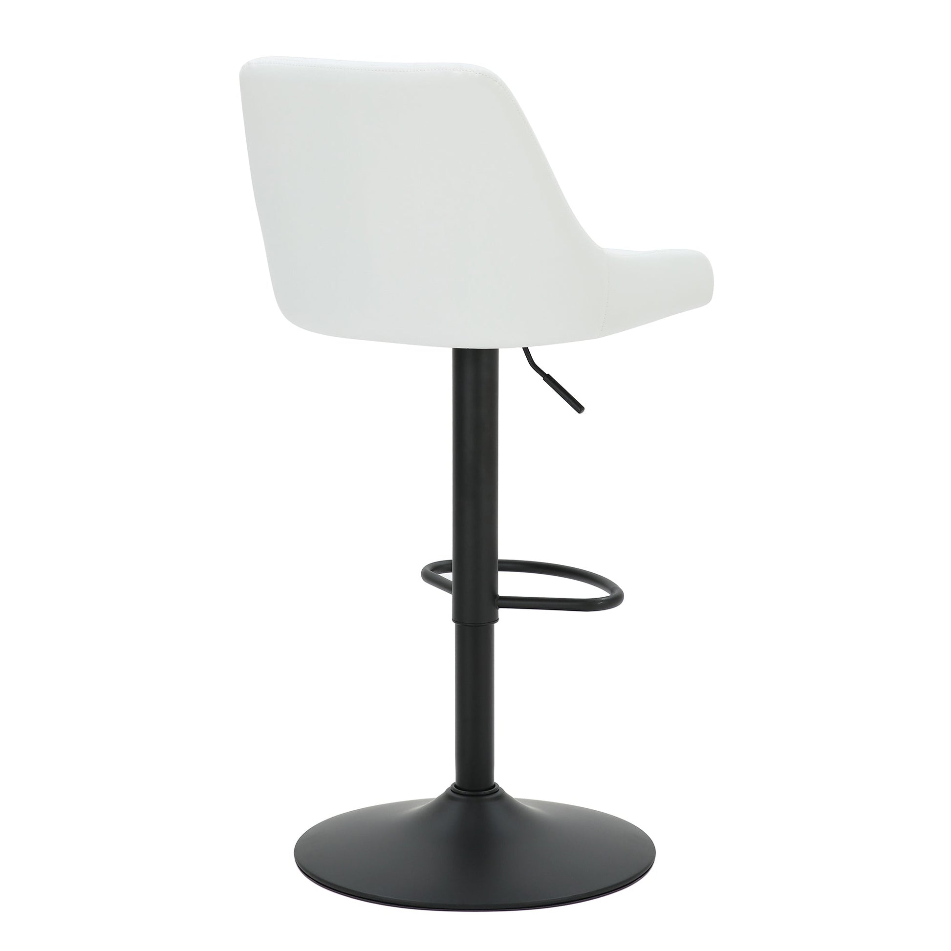 WorldwideKRON - AIR LIFT STOOL PU - WHITE
