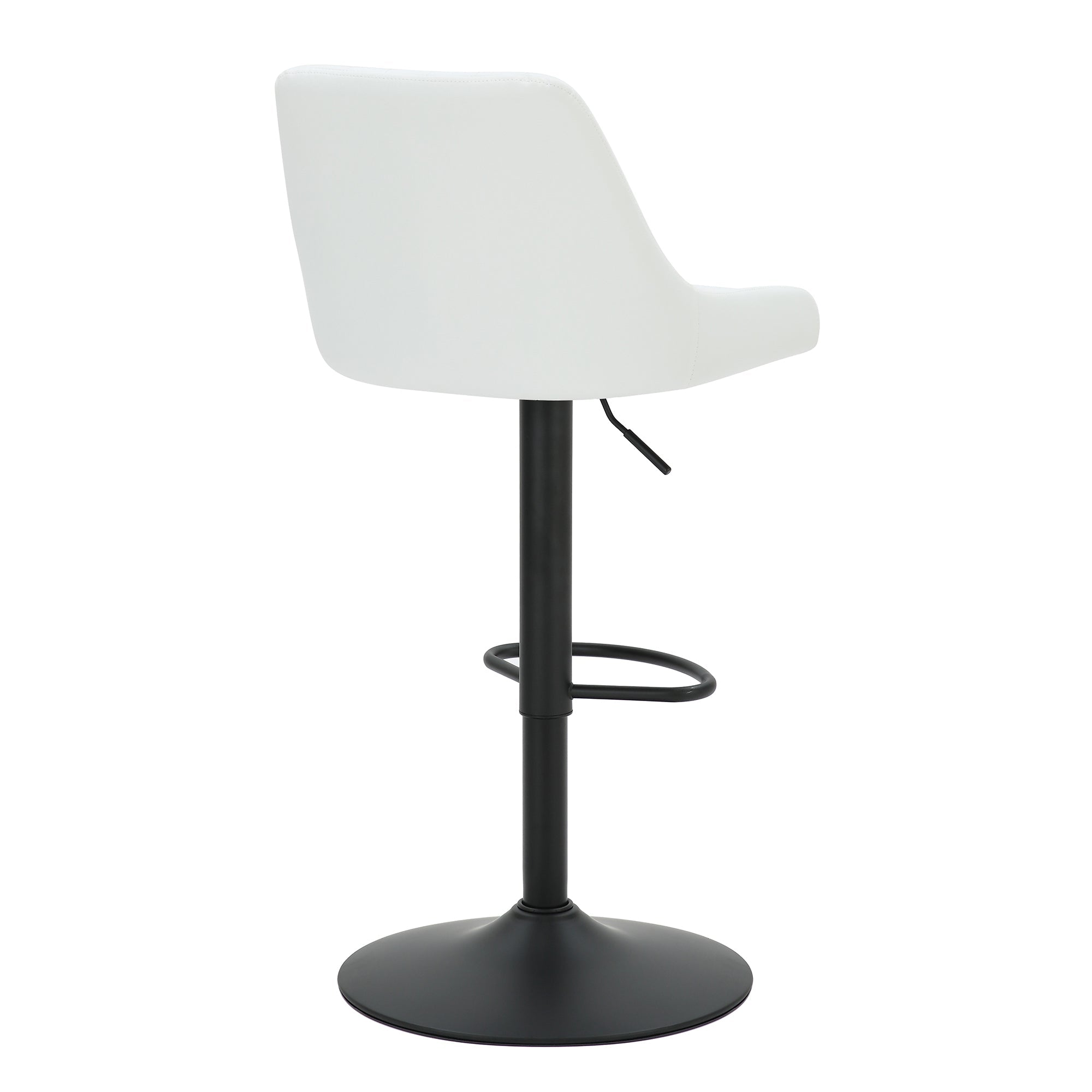 WorldwideKRON - AIR LIFT STOOL PU - WHITE