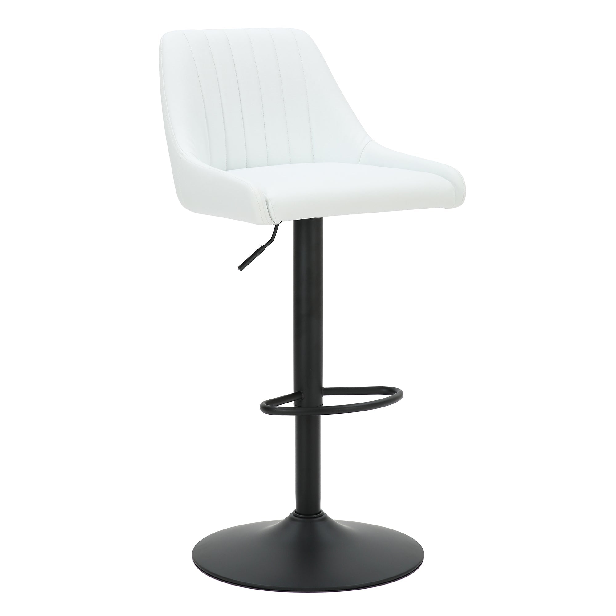 WorldwideKRON - AIR LIFT STOOL PU - WHITE