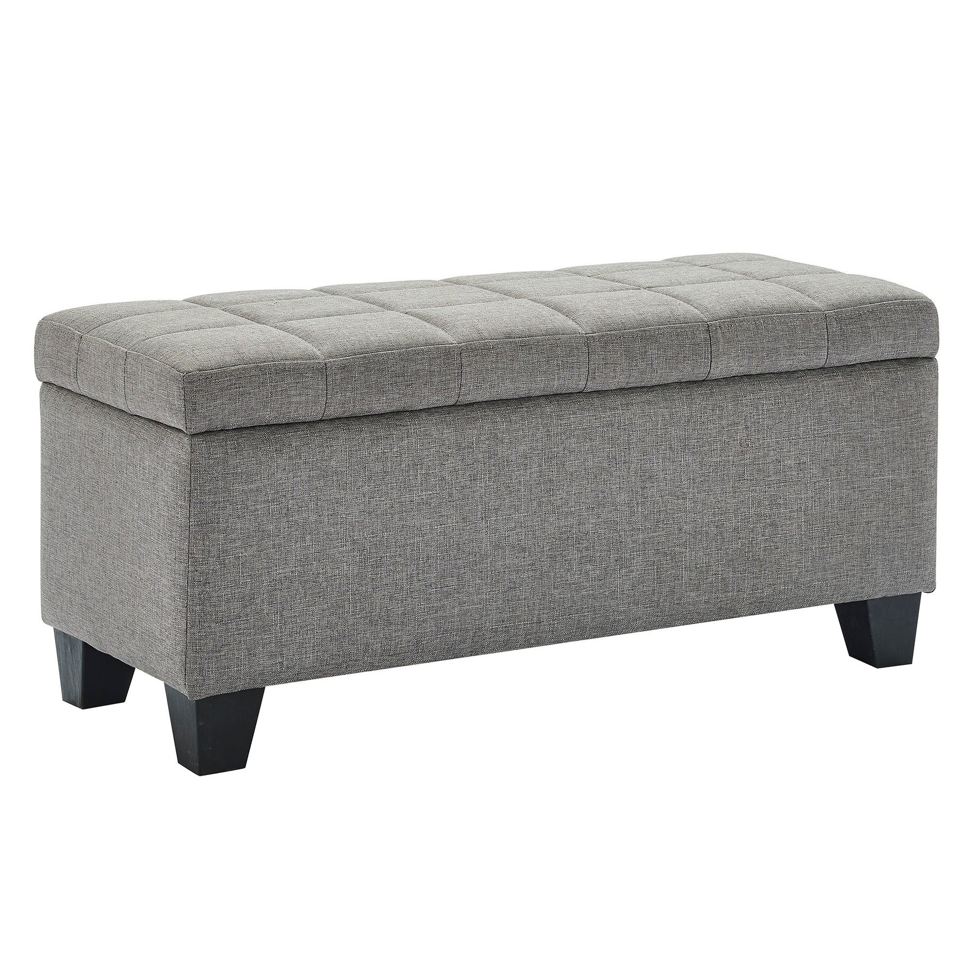 WorldwideLILA - STORAGE OTTOMAN - GREY