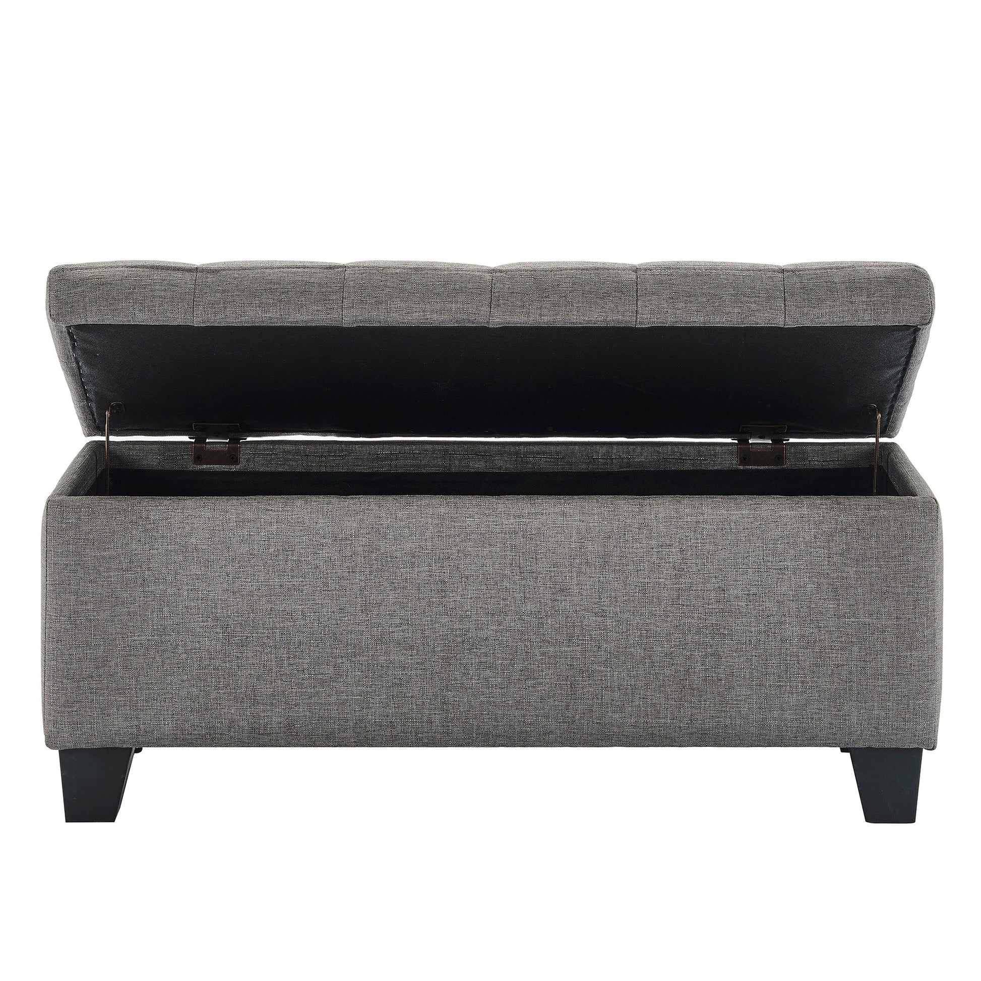 WorldwideLILA - STORAGE OTTOMAN - GREY