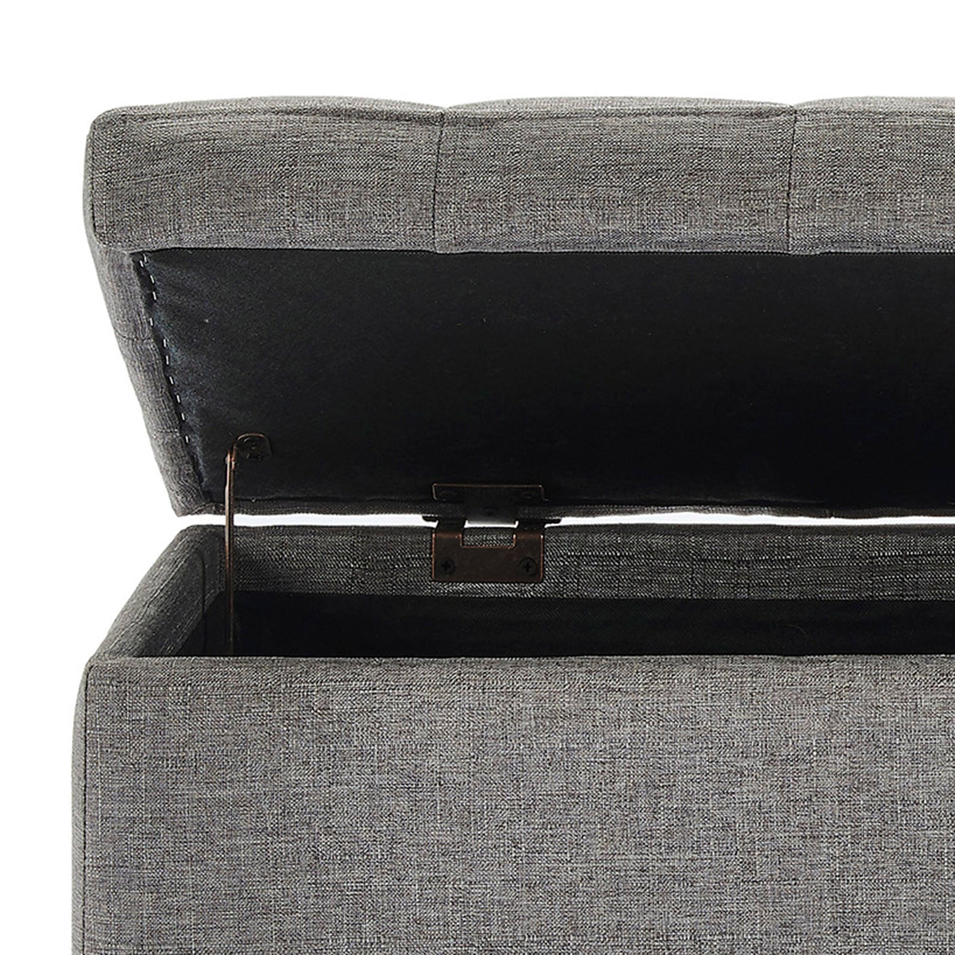 WorldwideLILA - STORAGE OTTOMAN - GREY