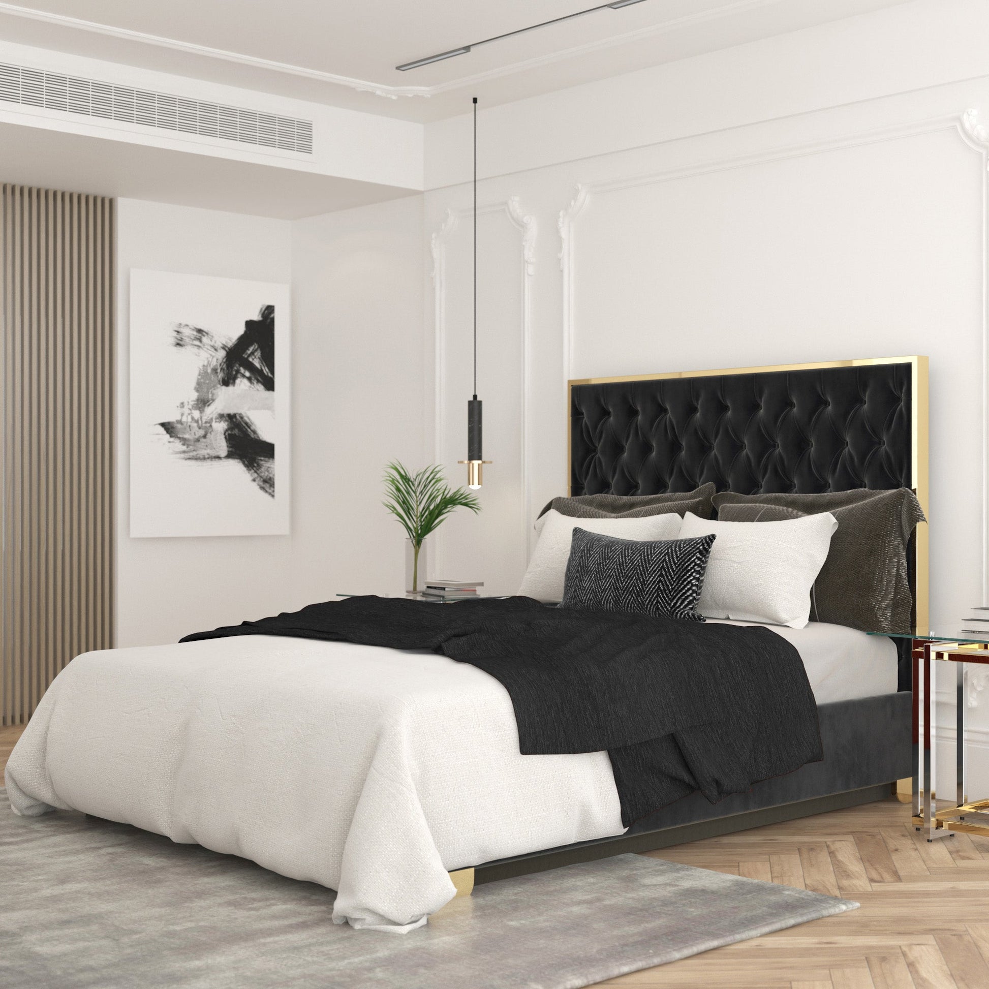 WorldwideLUCILLE - 60'' BED - BLACK/GOLD