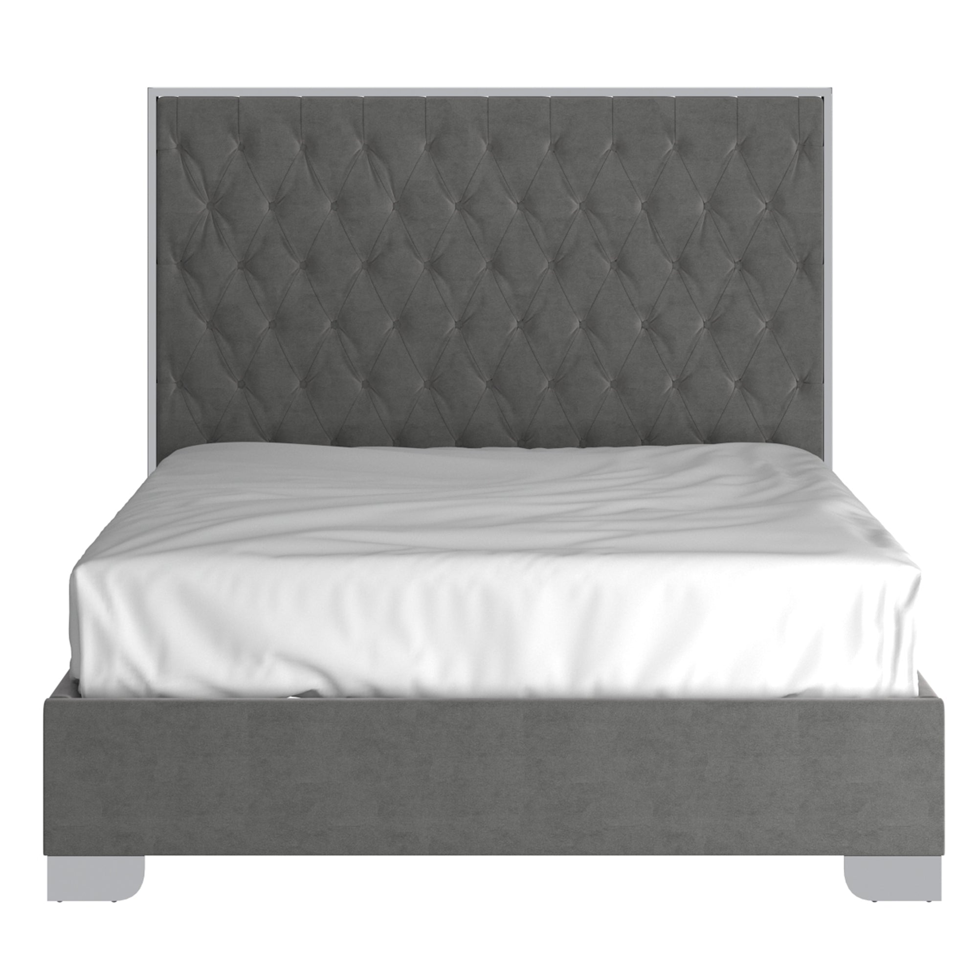 WorldwideLUCILLE - 60'' BED - GREY/SILVER