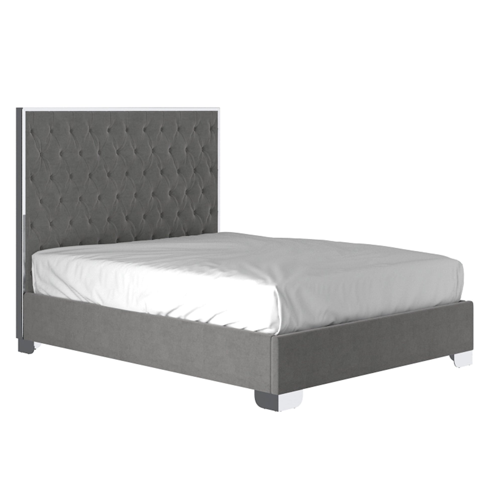 WorldwideLUCILLE - 60'' BED - GREY/SILVER