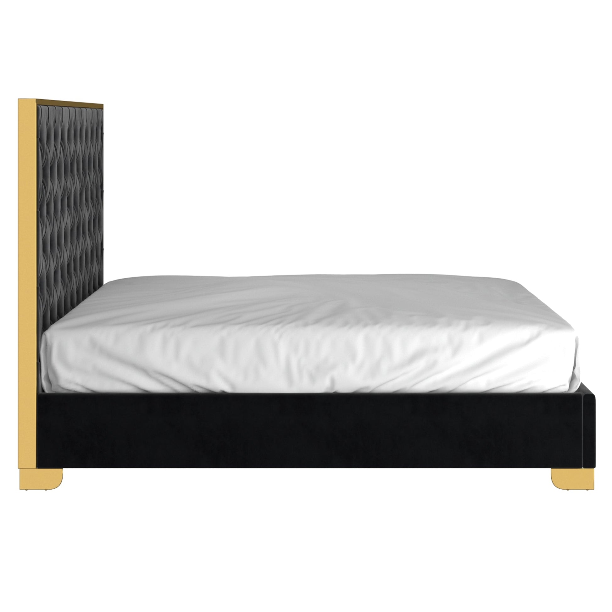 WorldwideLUCILLE - 78'' BED - BLACK/GOLD