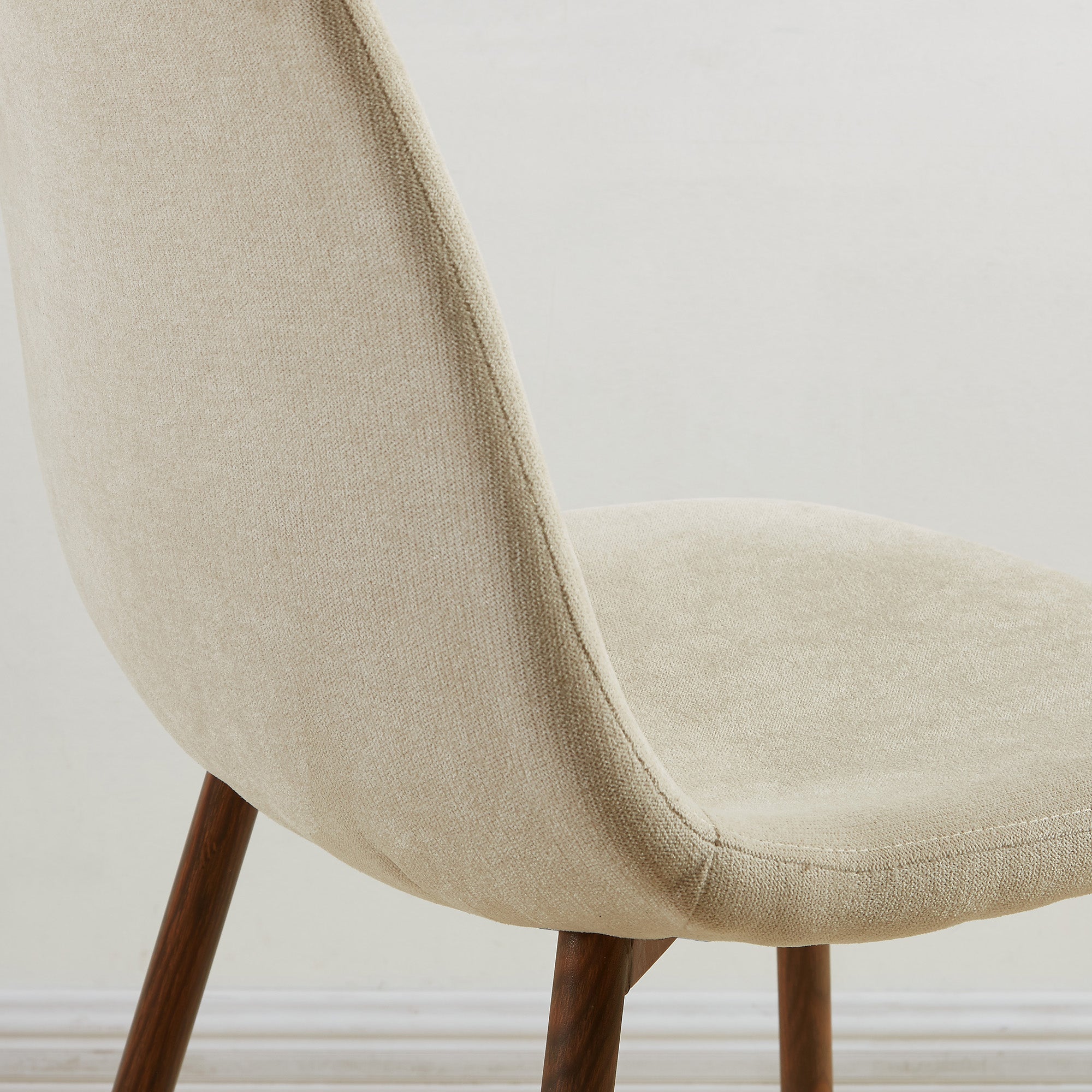 WorldwideLYNA - SIDE CHAIR FABRIC - BEIGE